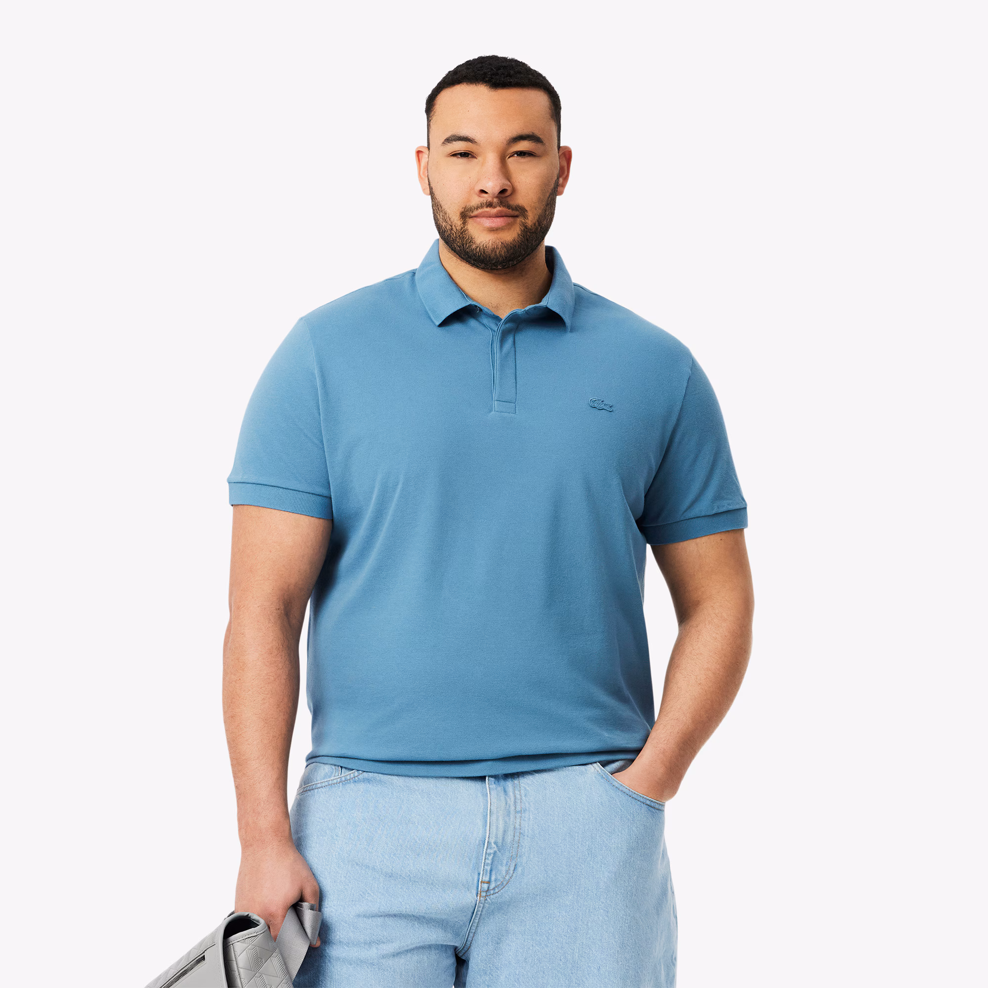 Men's Regular Fit Paris Stretch Piqué Polo
