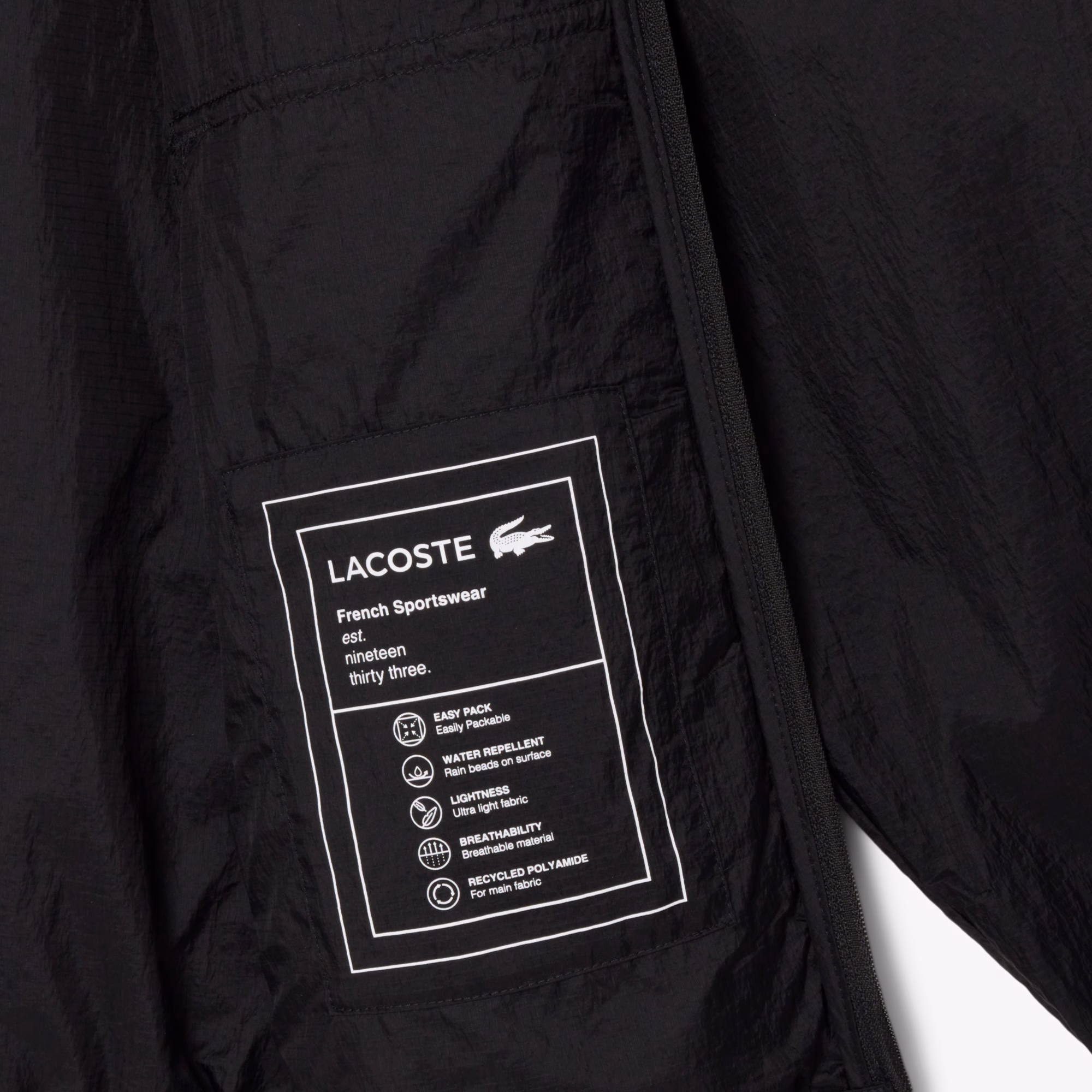 Men's Water-Repellent Nylon Jacket