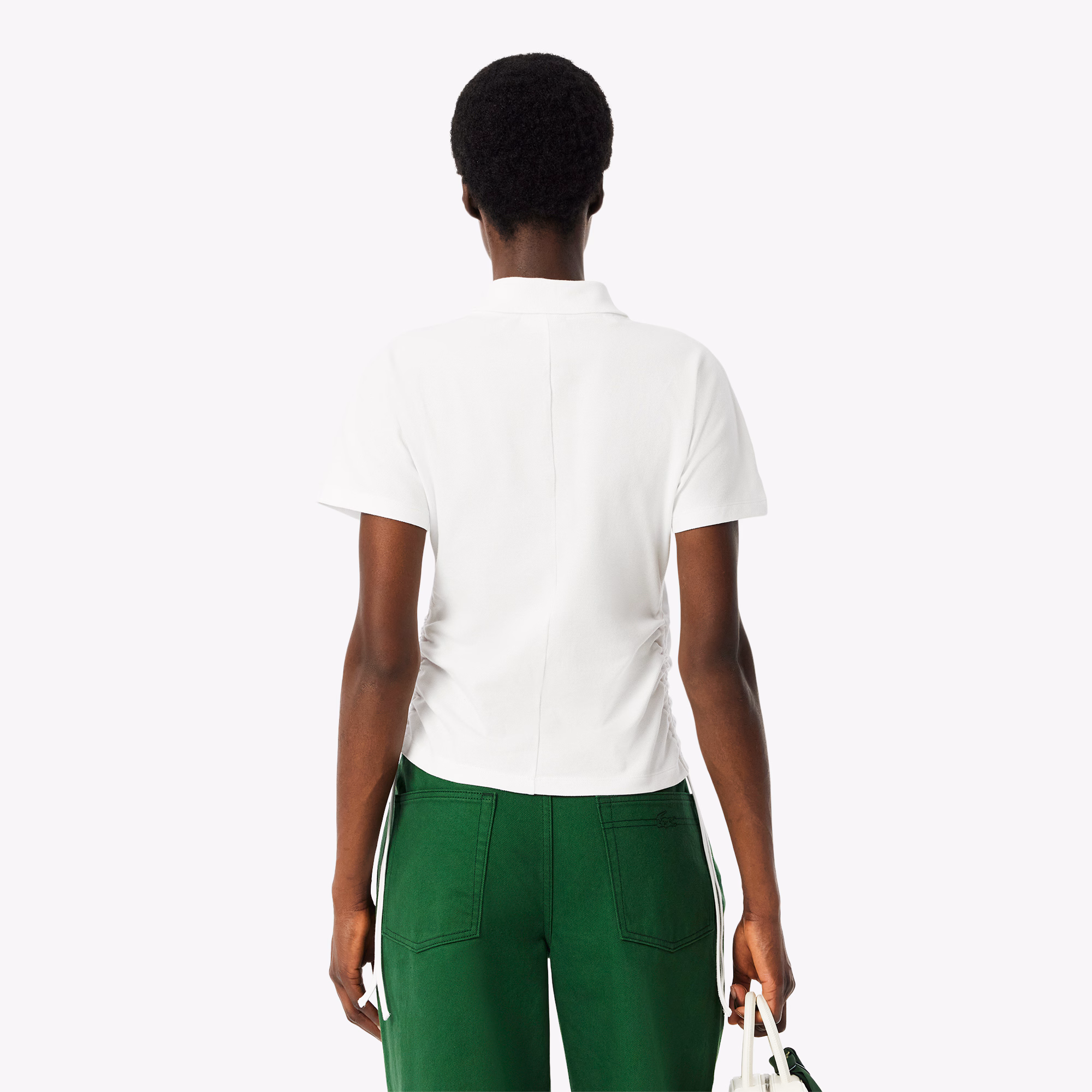 Women's Slim Fit Adjustable Piqué Polo