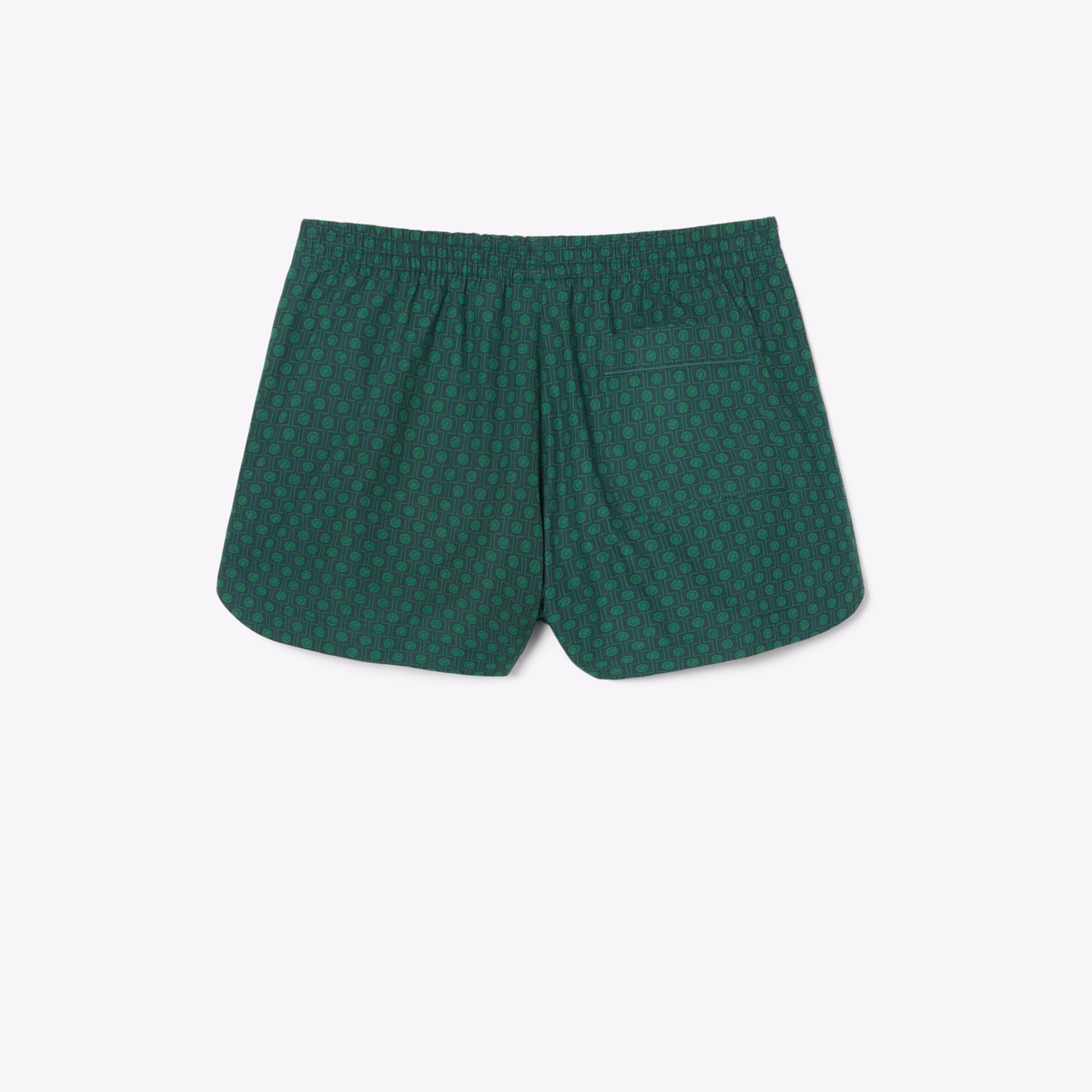 Men's Runway Print Poplin Shorts