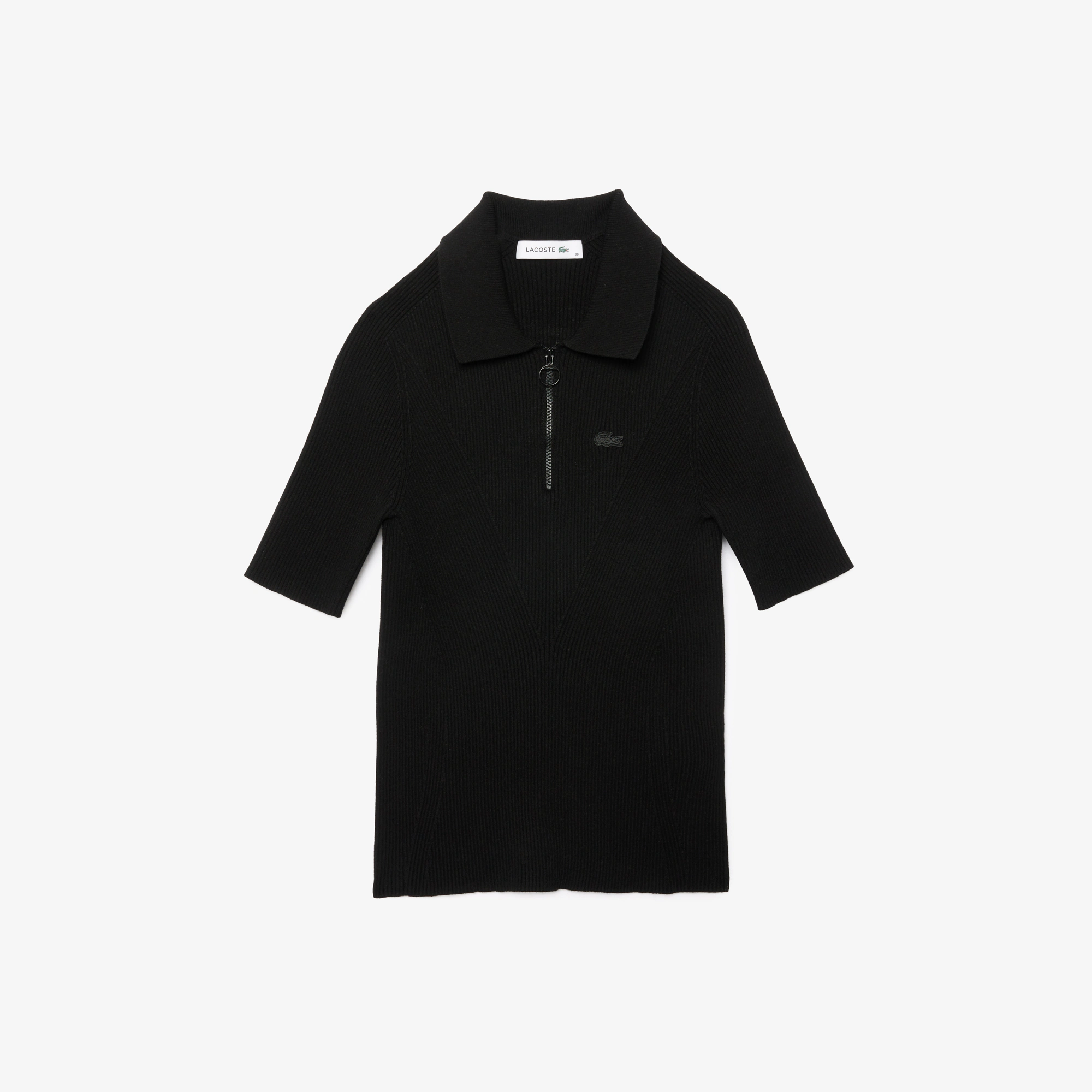 Women's 3D Ribbed Knit Polo