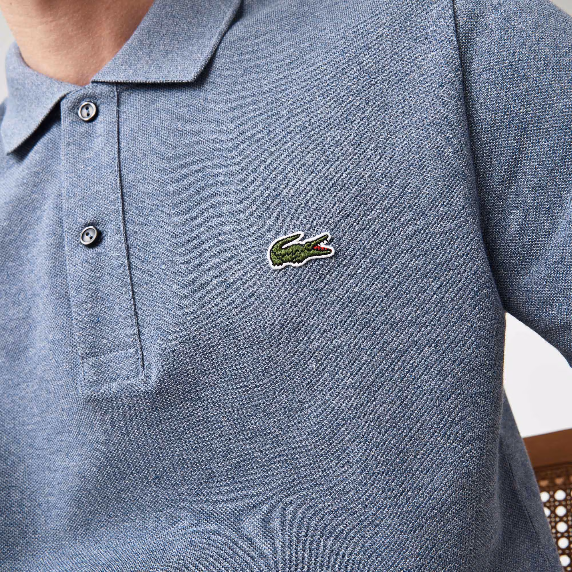 Men's Slim Fit L.12.12 Piqué Polo