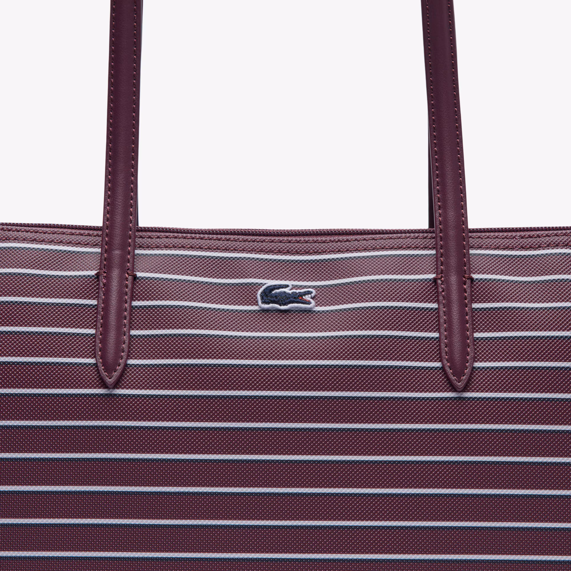 Large Striped L.12.12 Concept Tote