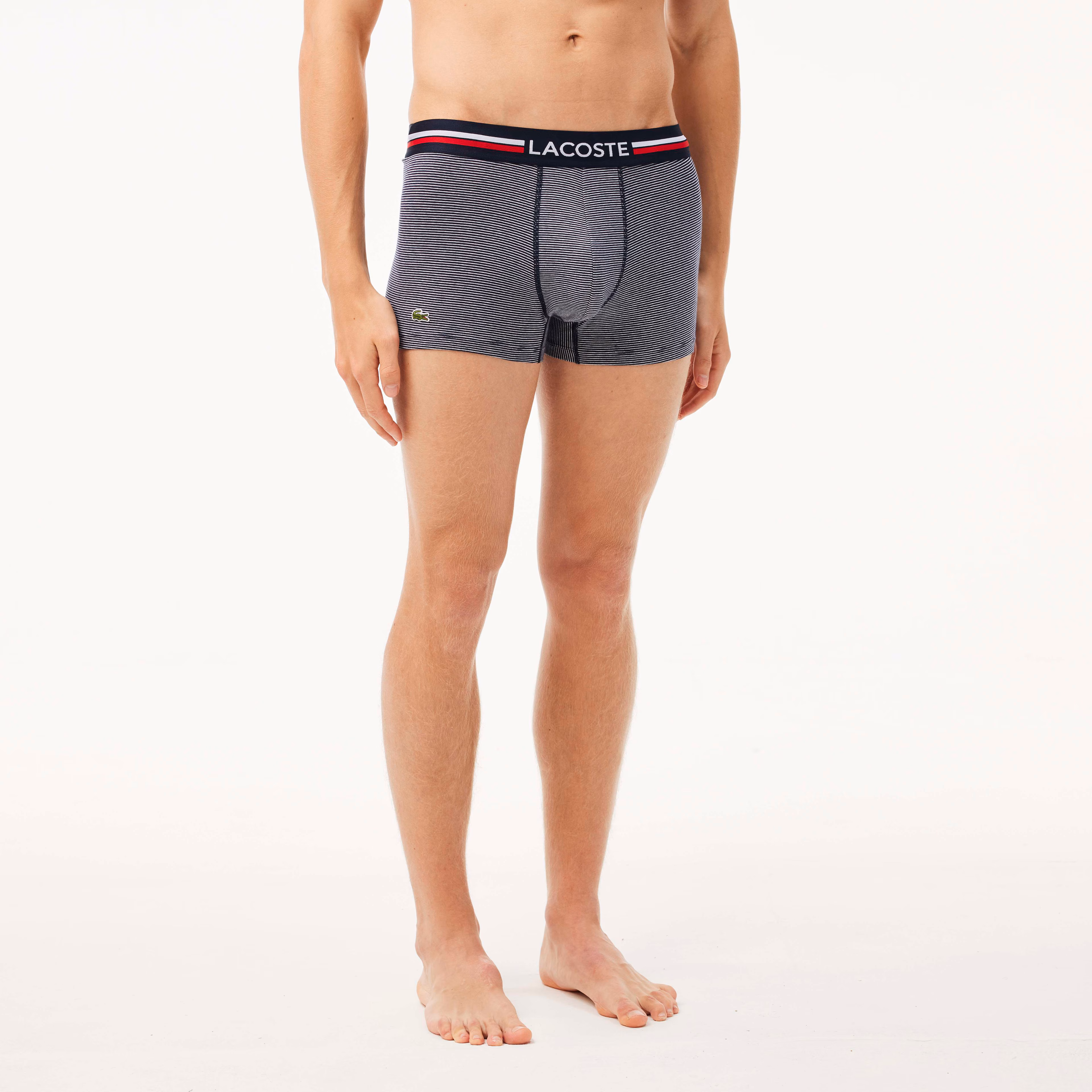 Men's 3-Pack Multicolor Band Trunks