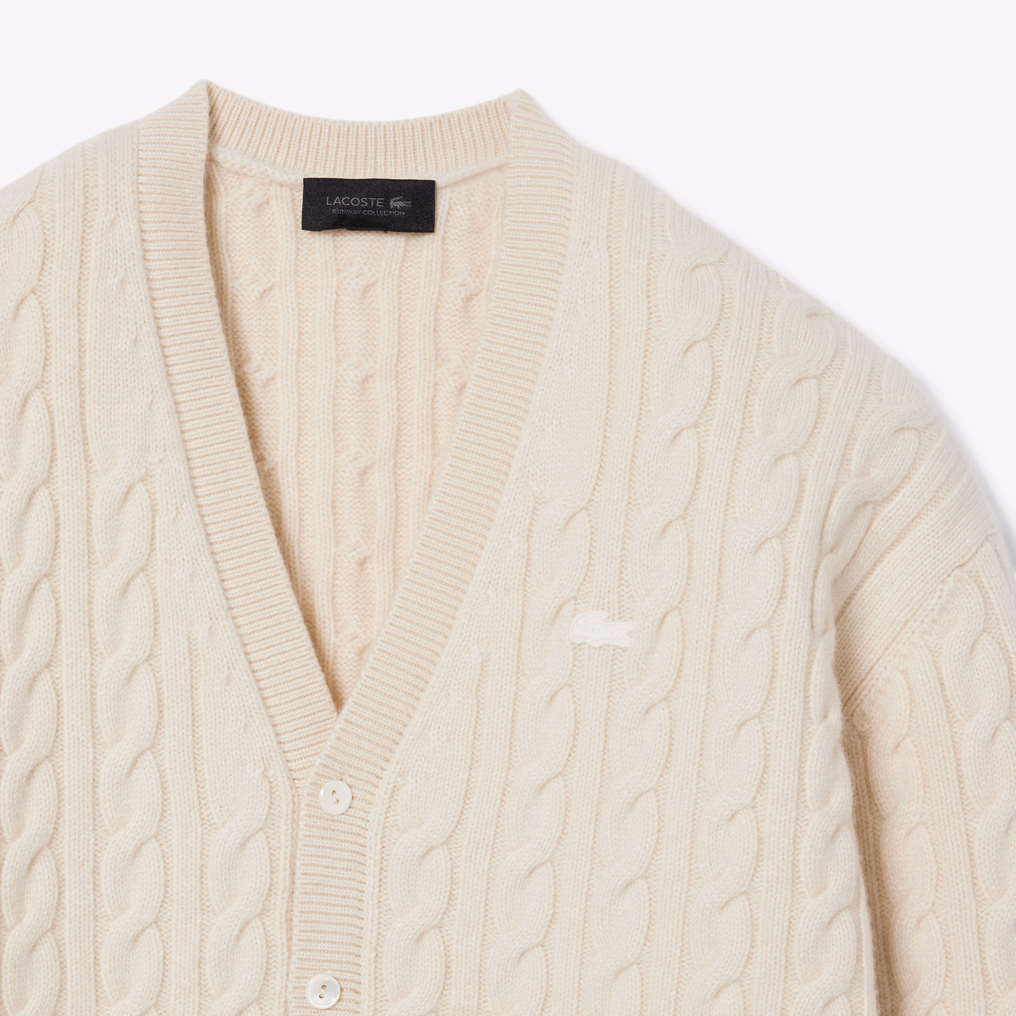 Runway Cashmere Cable Knit Cardigan