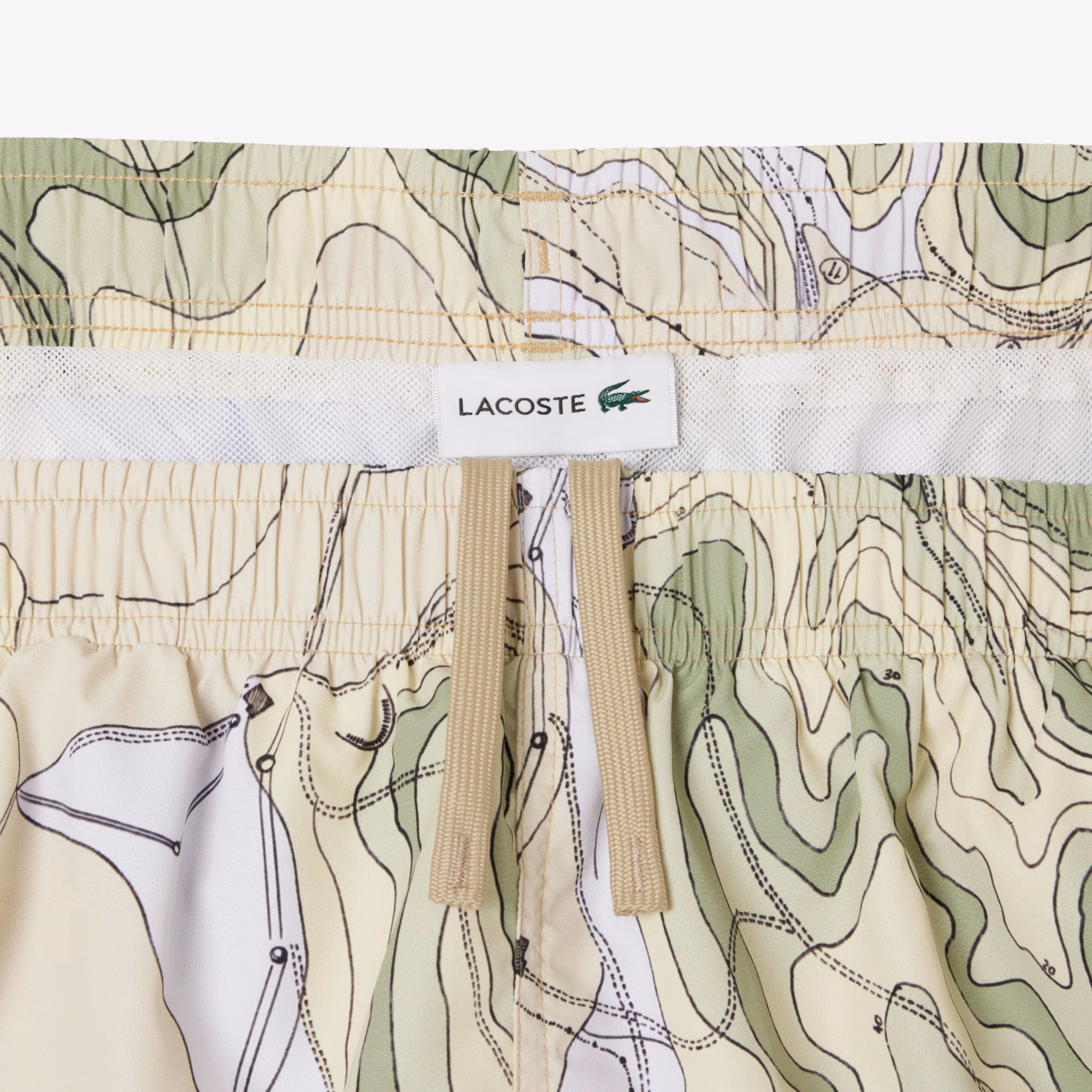 Men's Mid-Length Print Swim Trunks