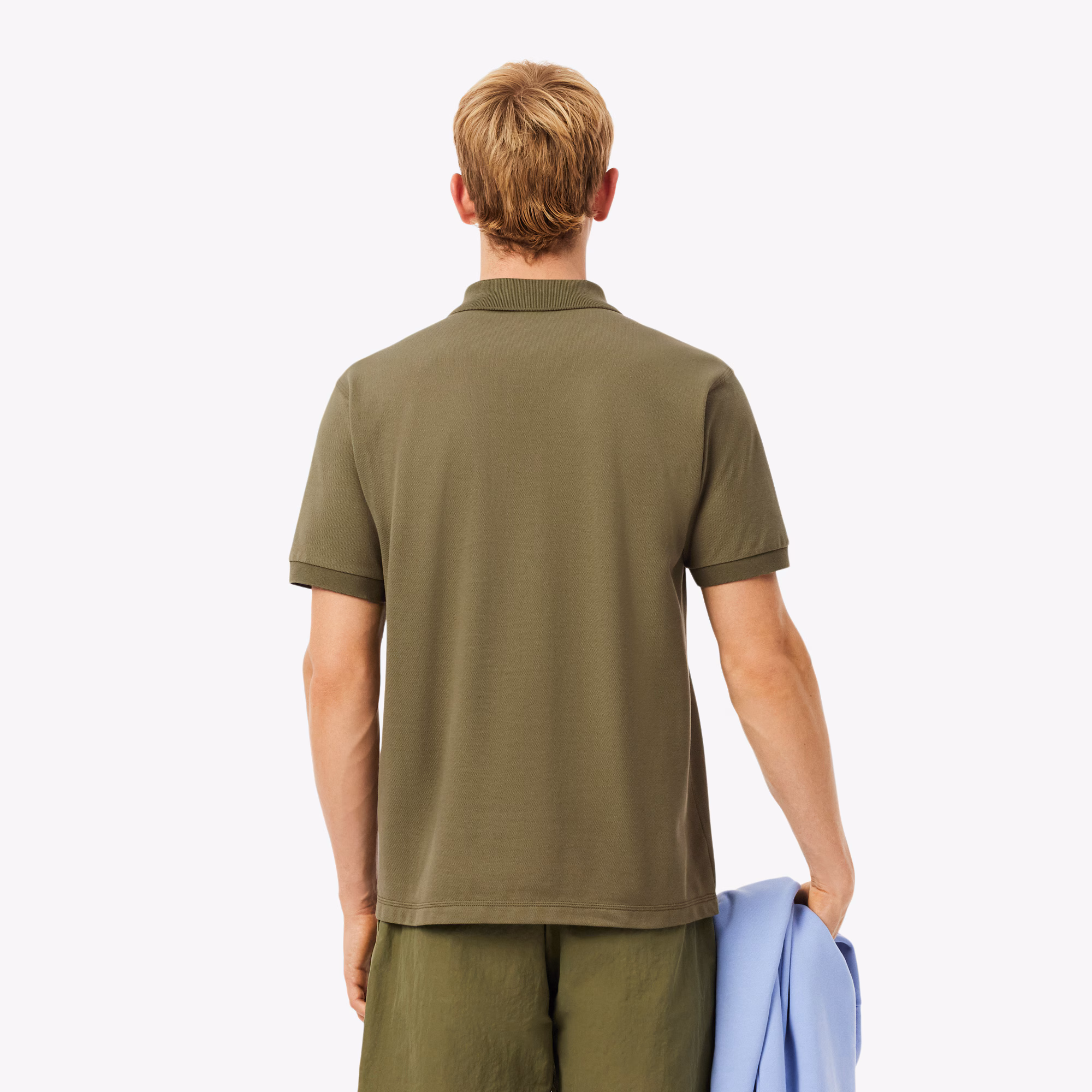 Men's Classic Fit Embroidered Motif Piqué Polo