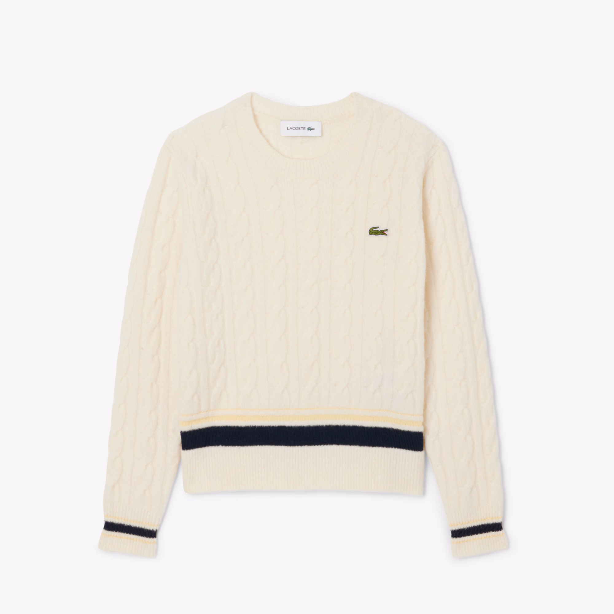 Women's Cable Knit Wool Sweater