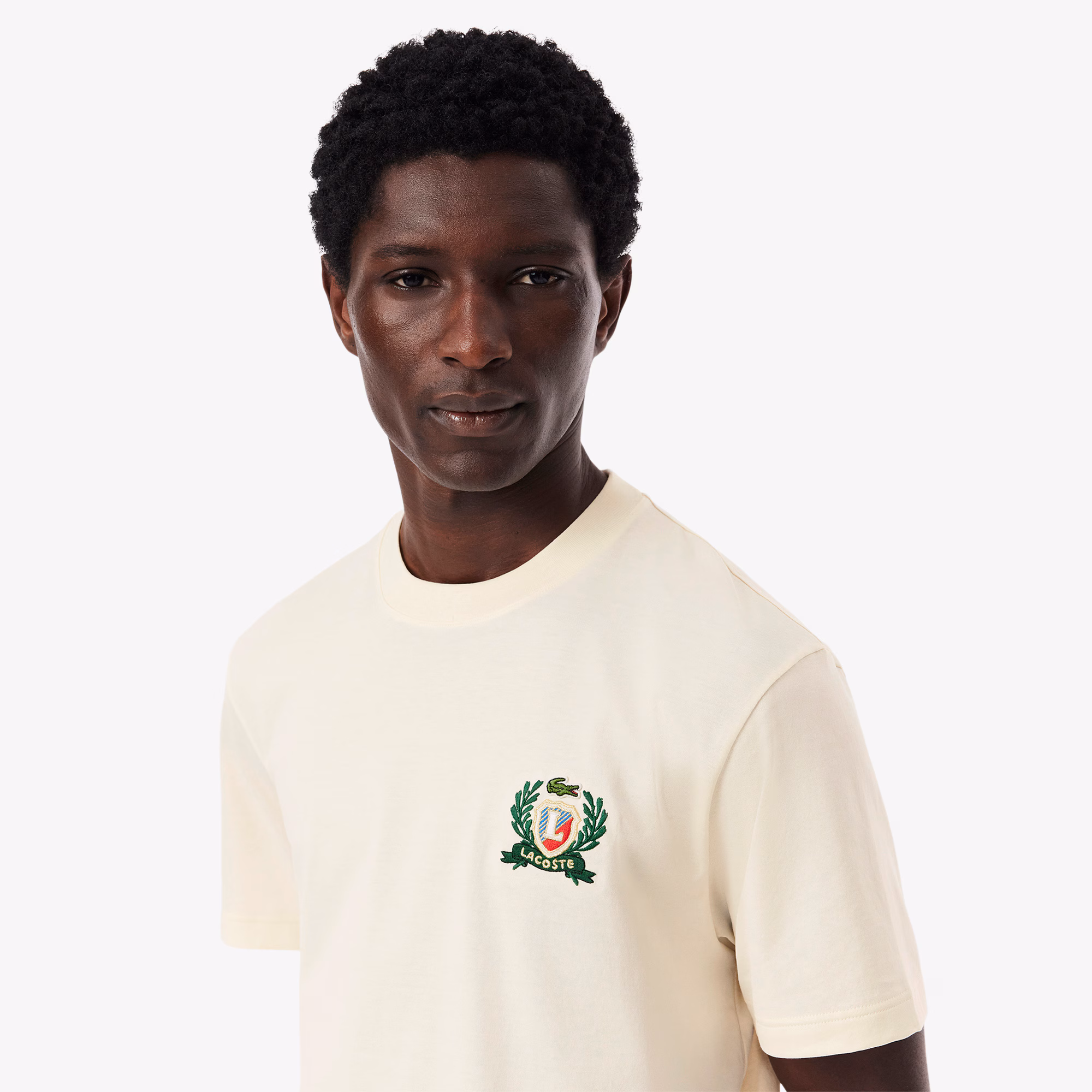 Men's Made In France Embroidered Badge T-Shirt