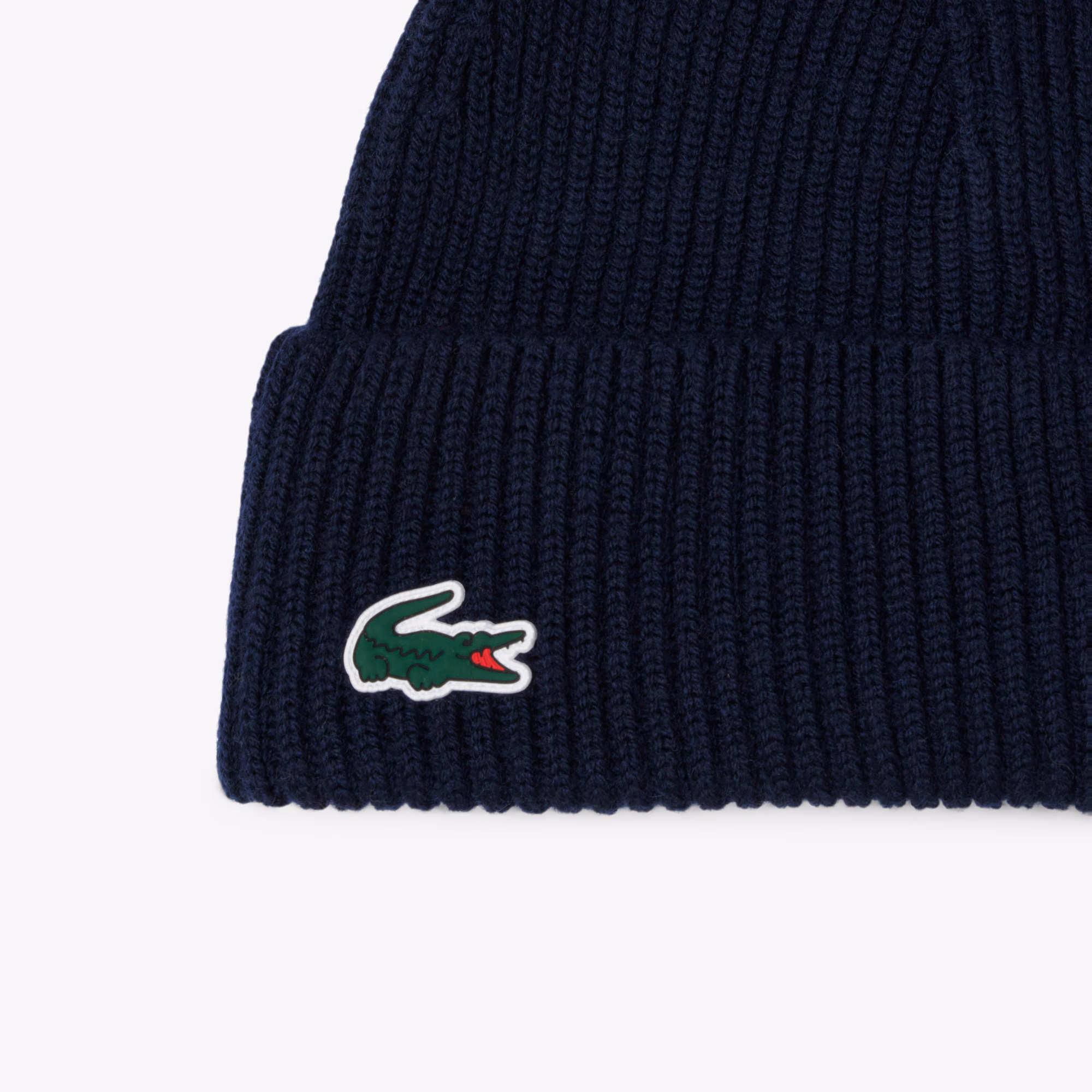 Men's Ribbed Knit Wool Golf Beanie