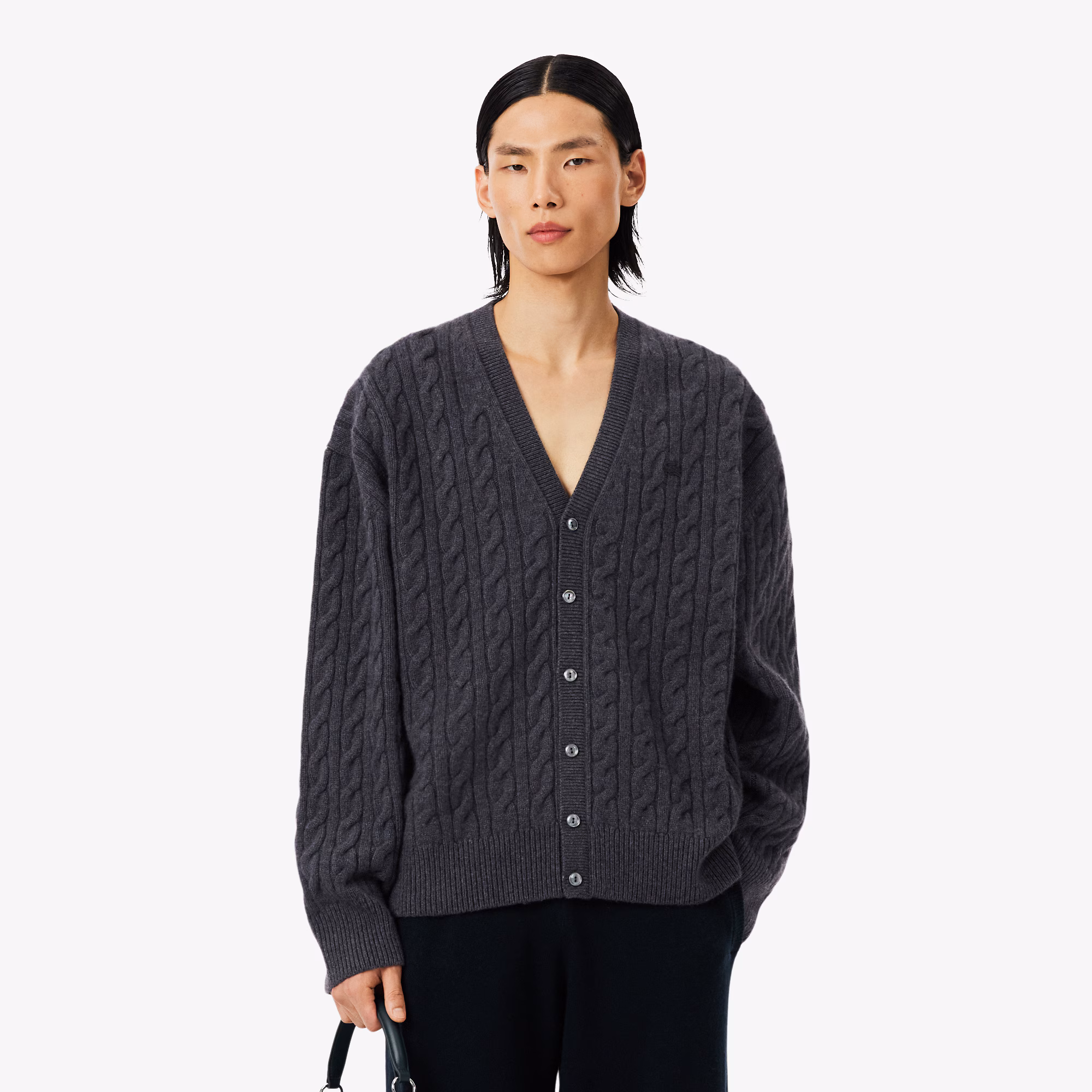 Runway Cashmere Cable Knit Cardigan