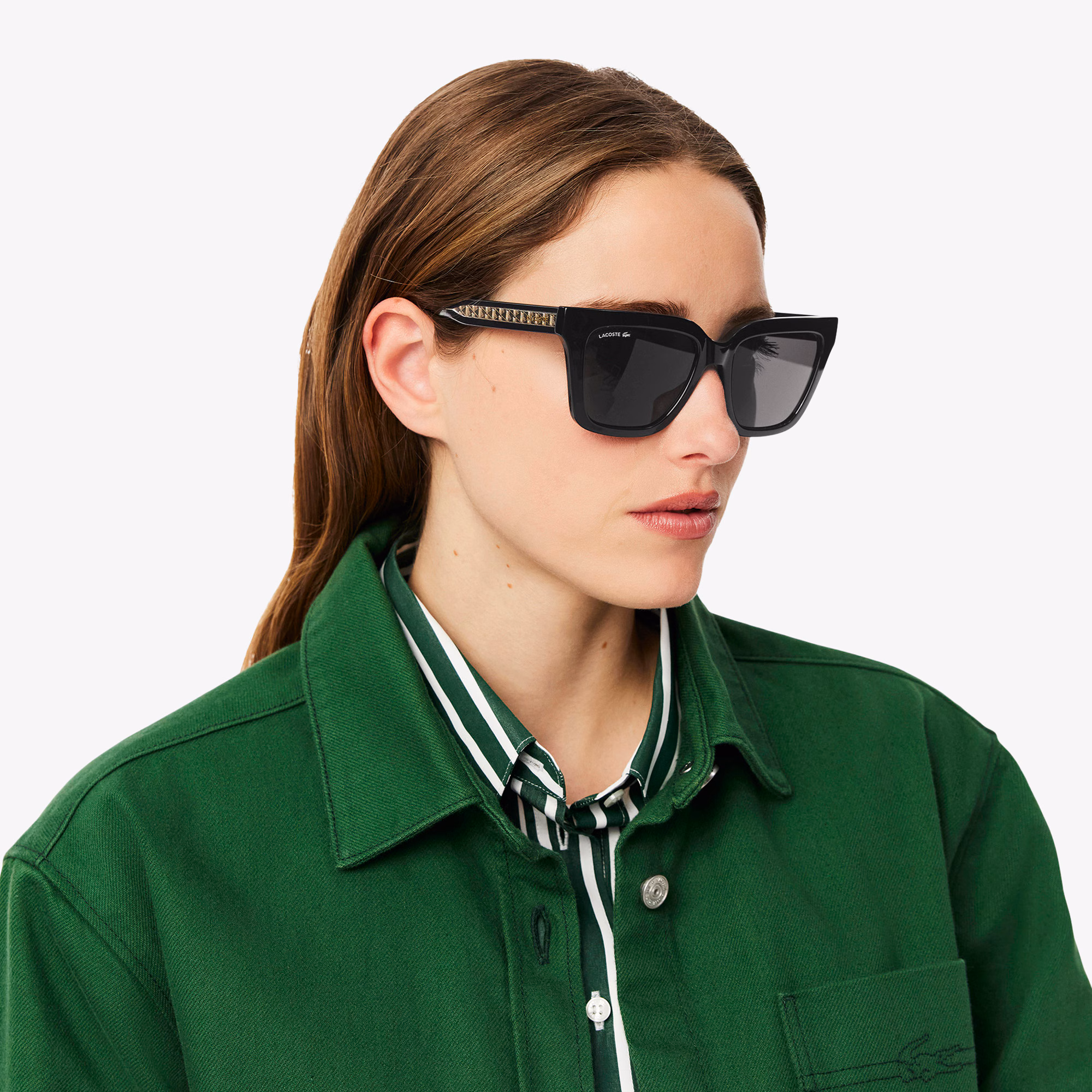 Monogram Rectangle Glasses