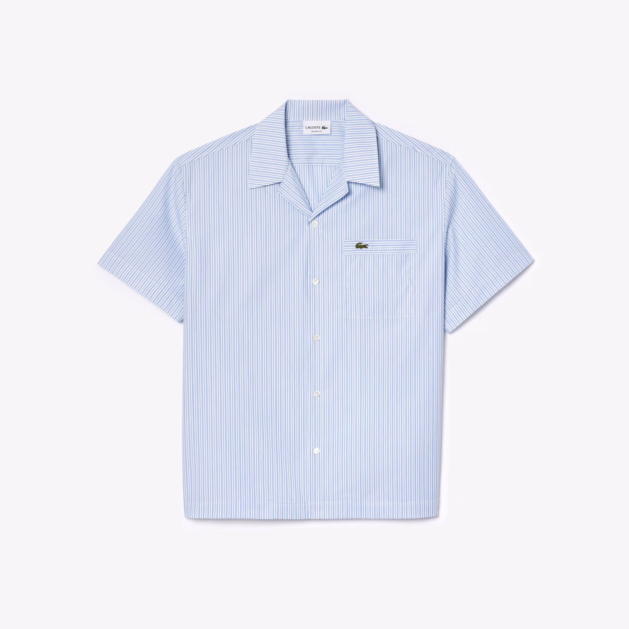 Men's Relaxed Fit Striped Short Sleeve Shirt