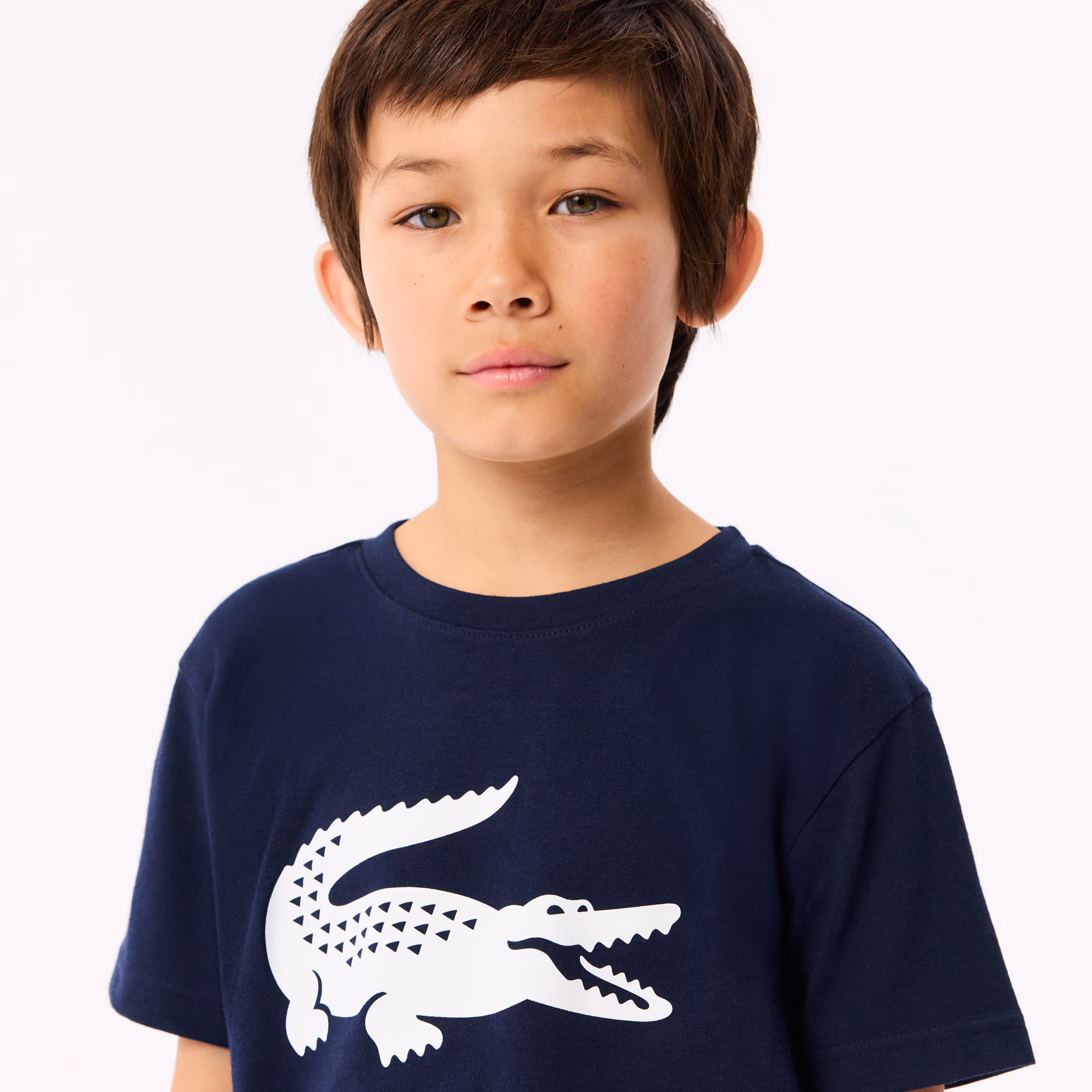 Kids' Oversized Technical Cotton Tennis T-Shirt