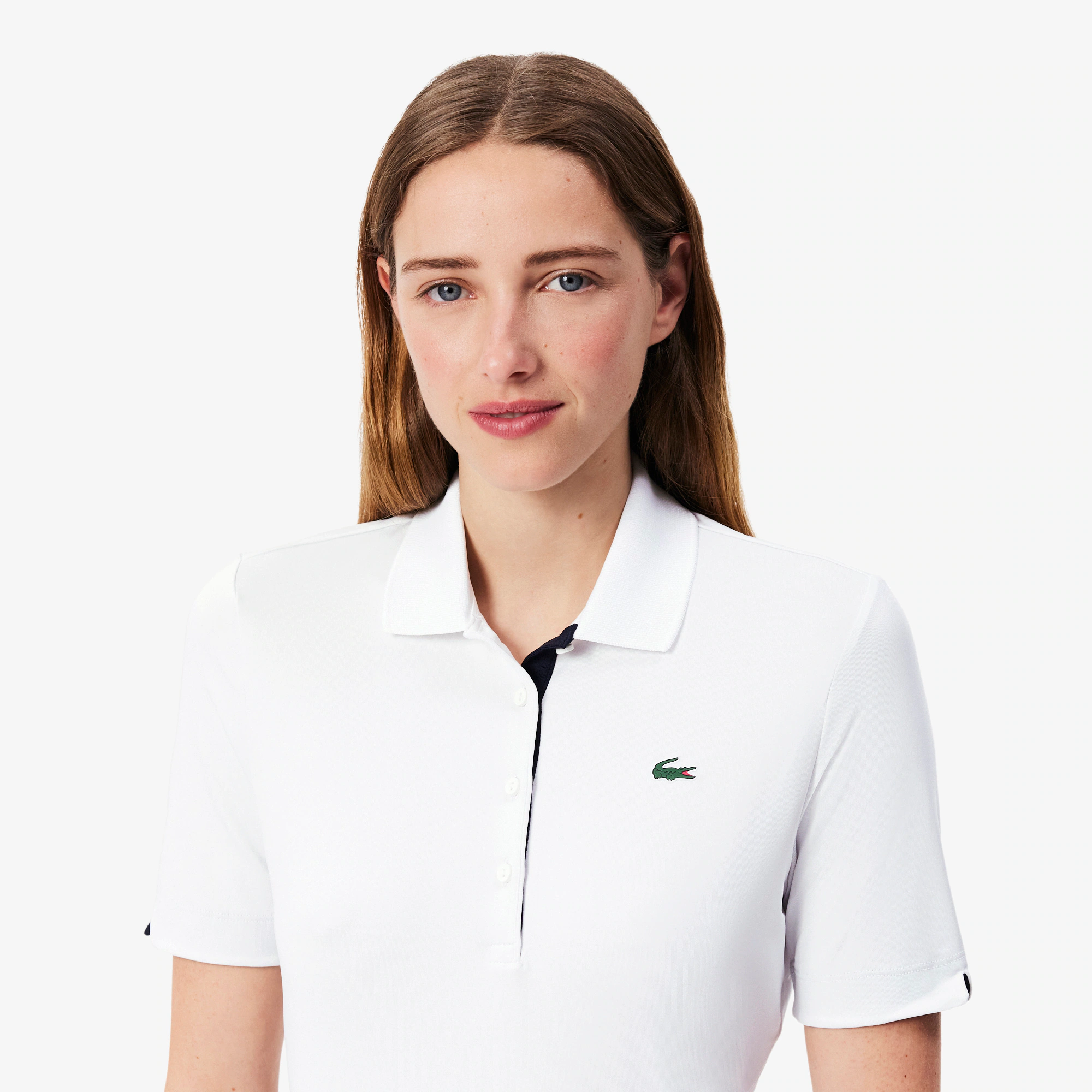 Women's Slim Fit UV Protect Stretch Golf Polo