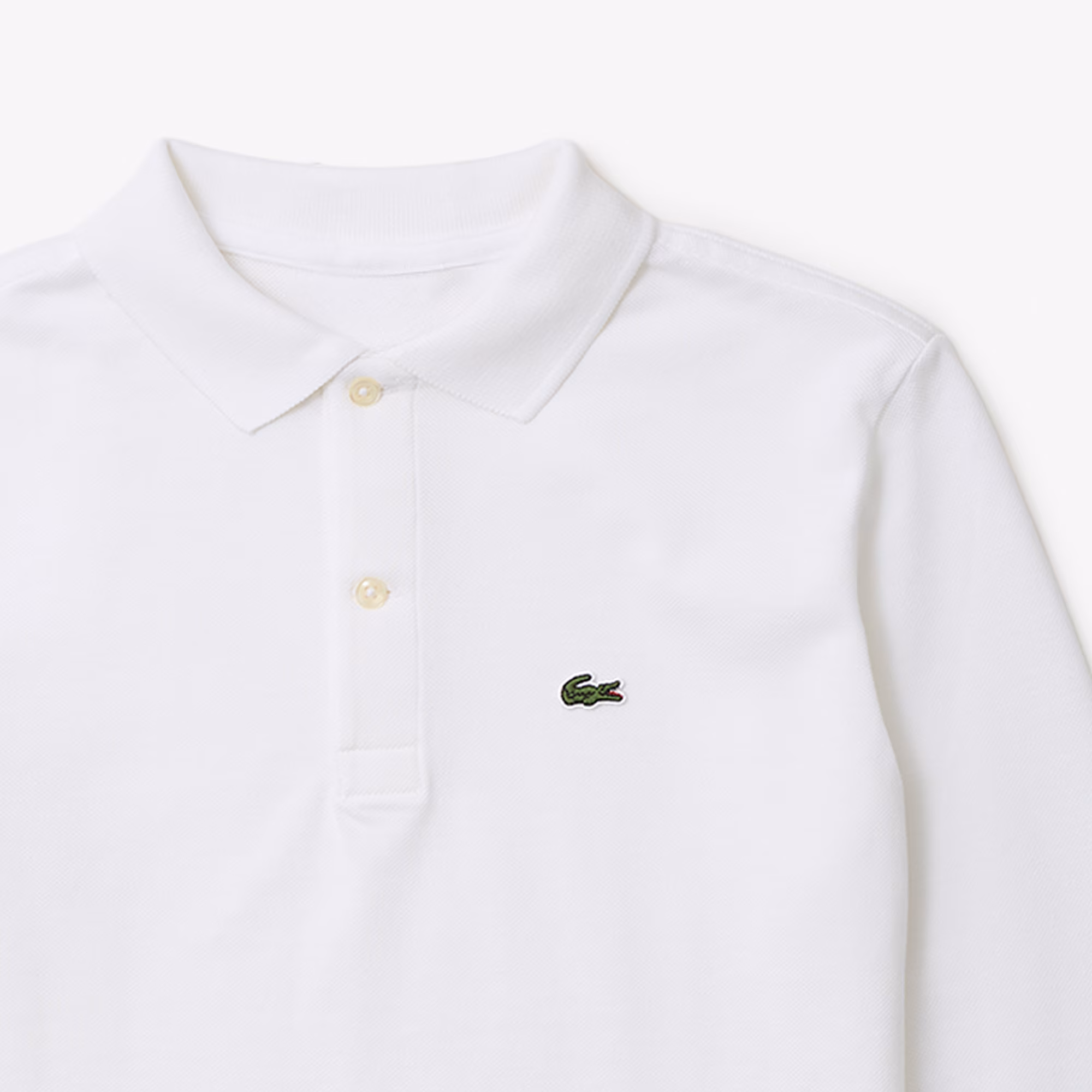 Boys' Long Sleeve Piqué Polo