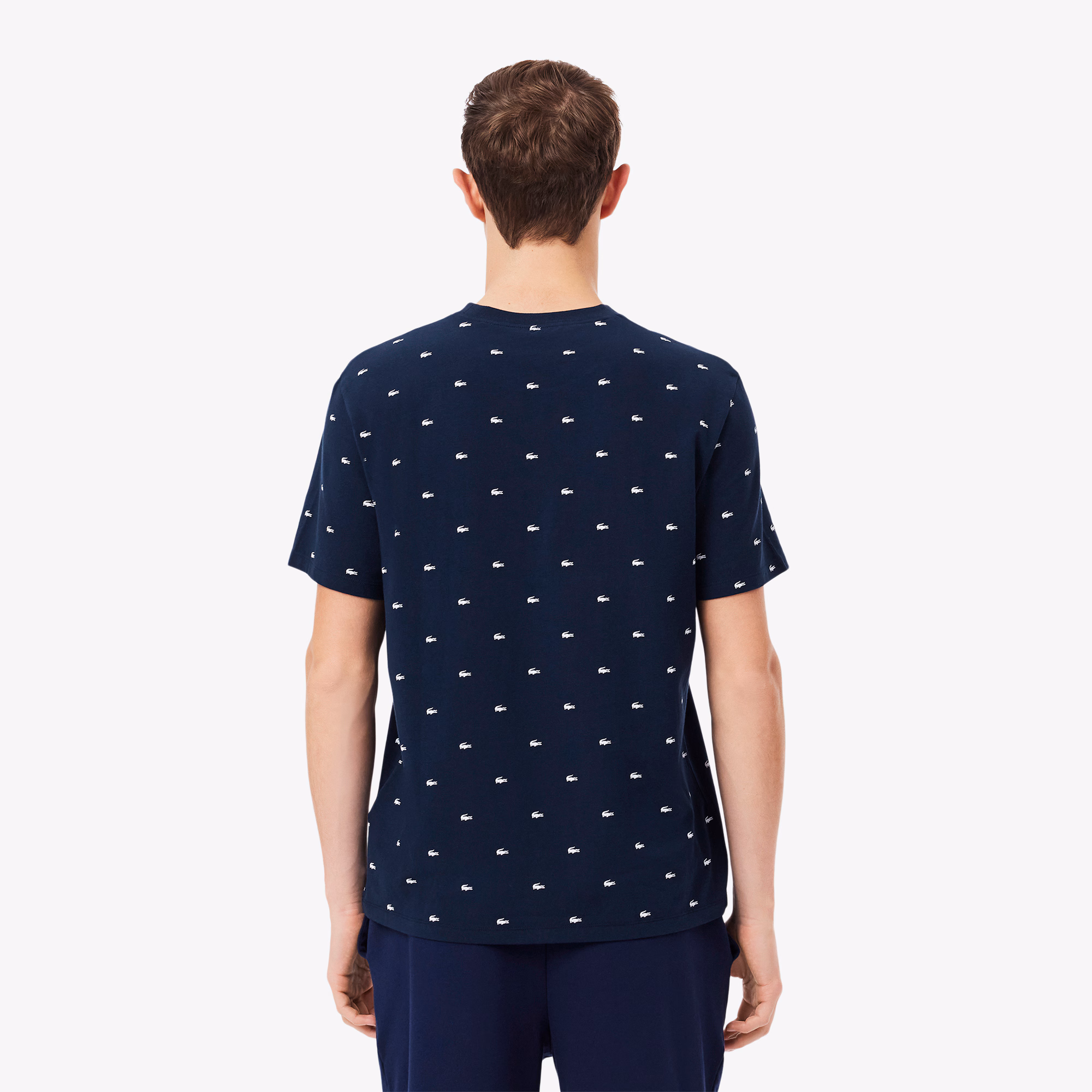 Men's Crocodile Print Pajama Top