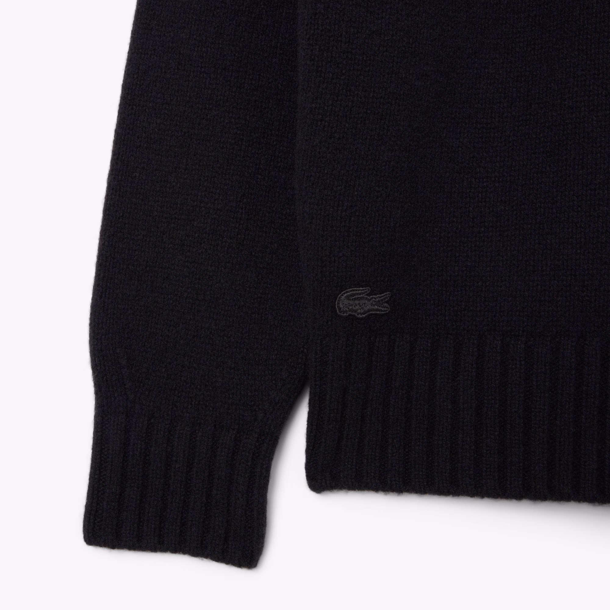 Men's Intarsia Branded Wool Sweater