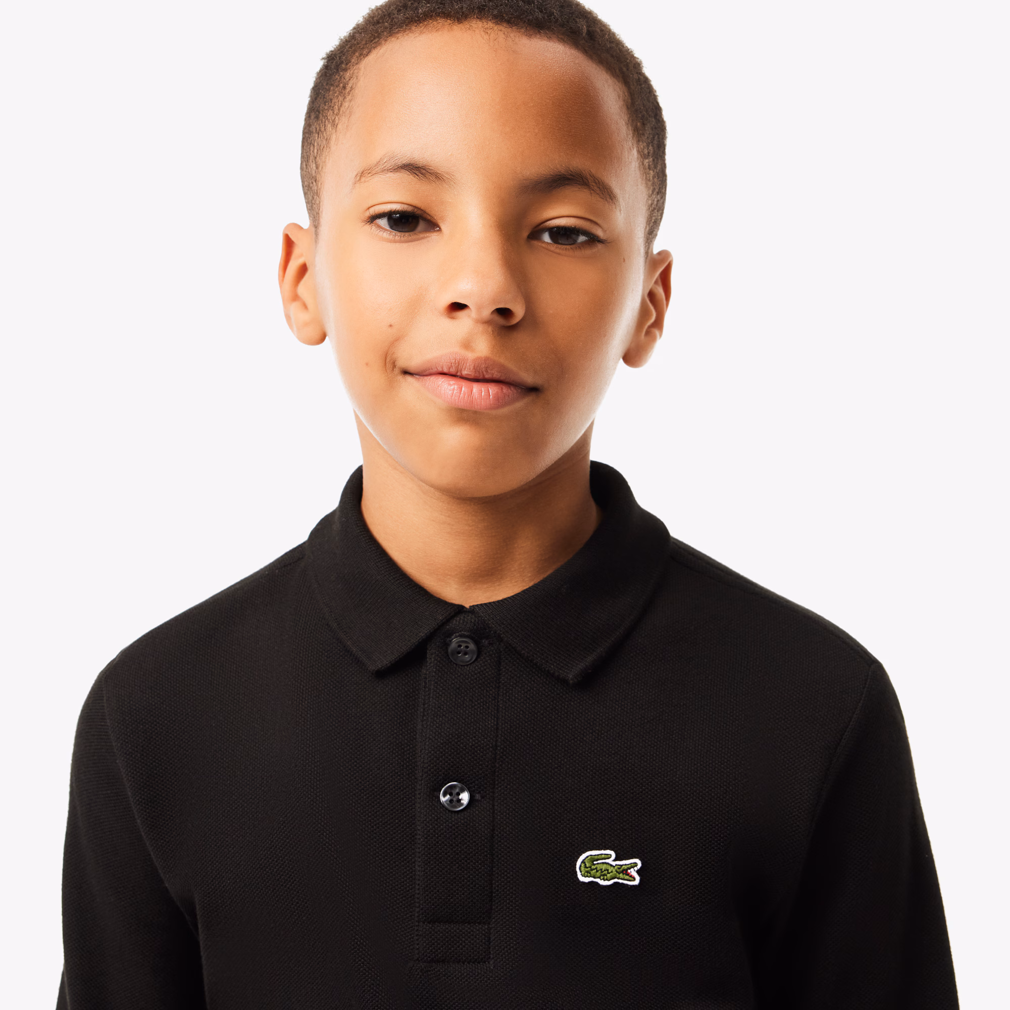 Kids' Long Sleeve Petit Piqué Polo