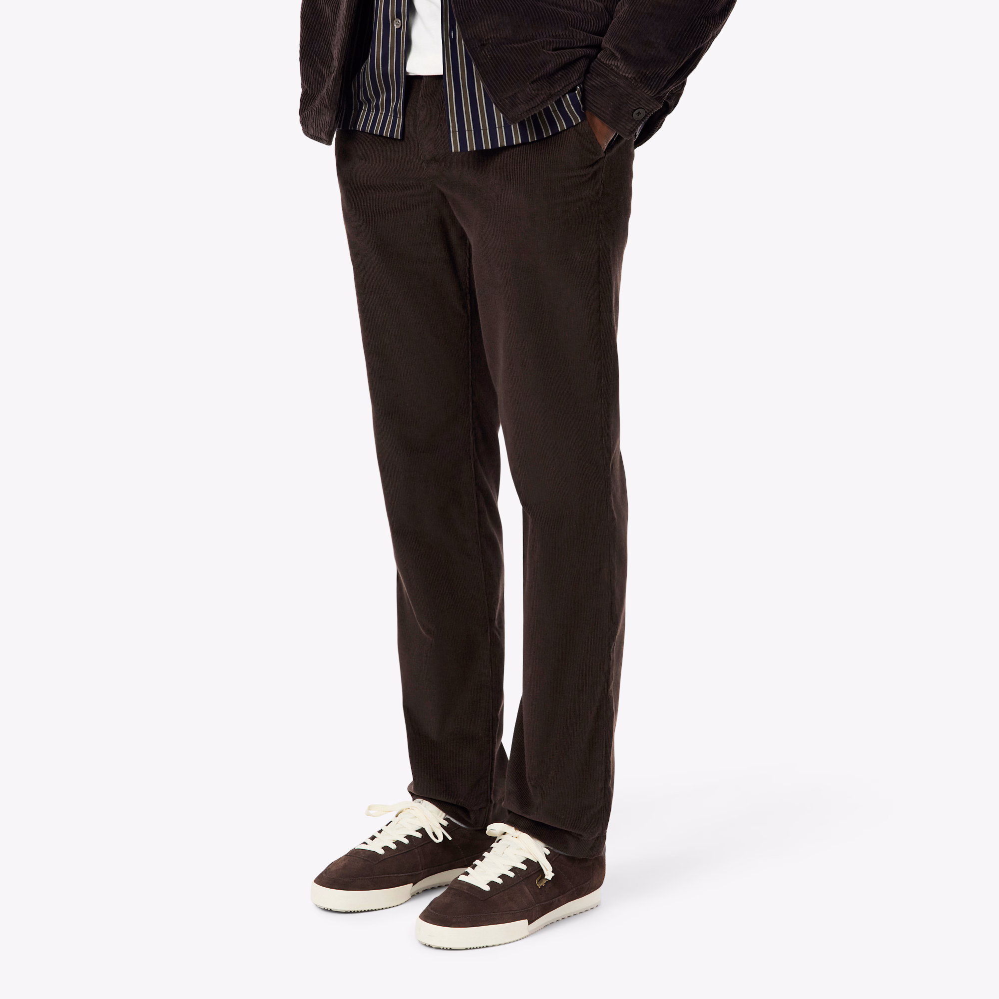 Men's Regular Fit Corduroy Chino Pants