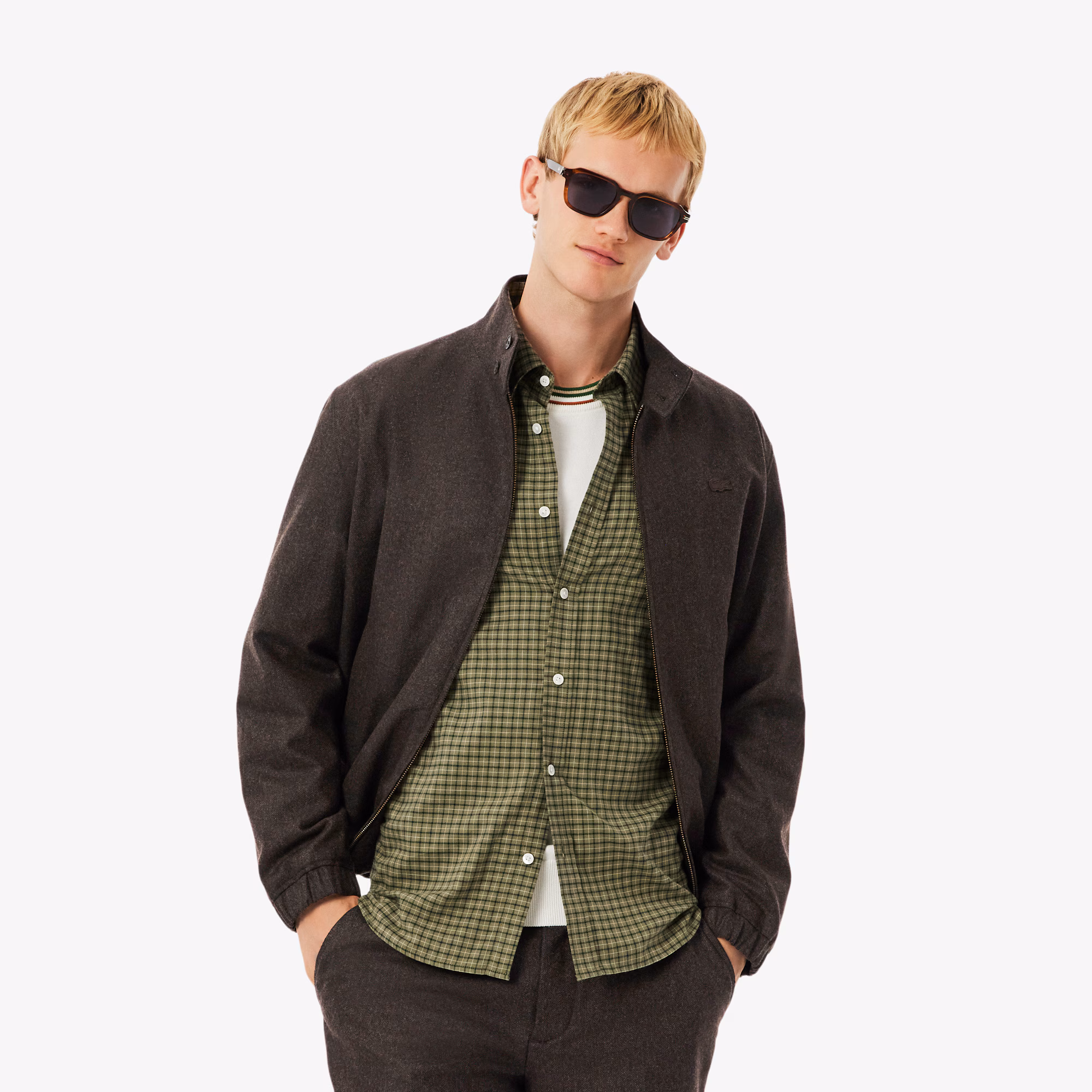 Men's Wool Harrington Jacket