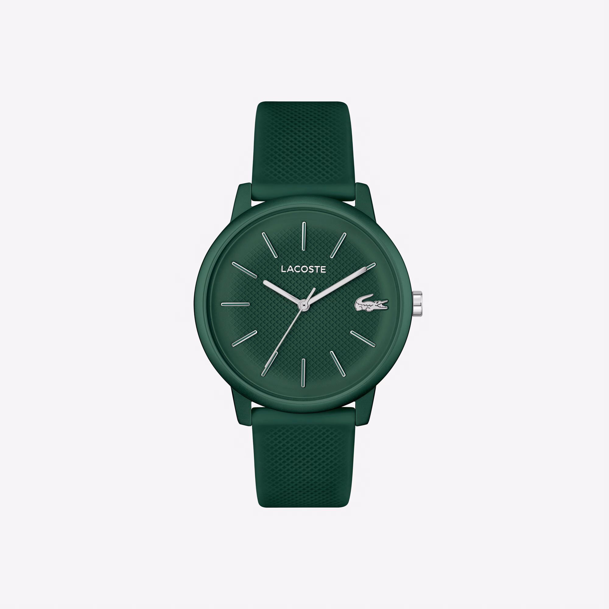 Men's Lacoste.12.12 Move 3 Hands Watch Khaki Silicone