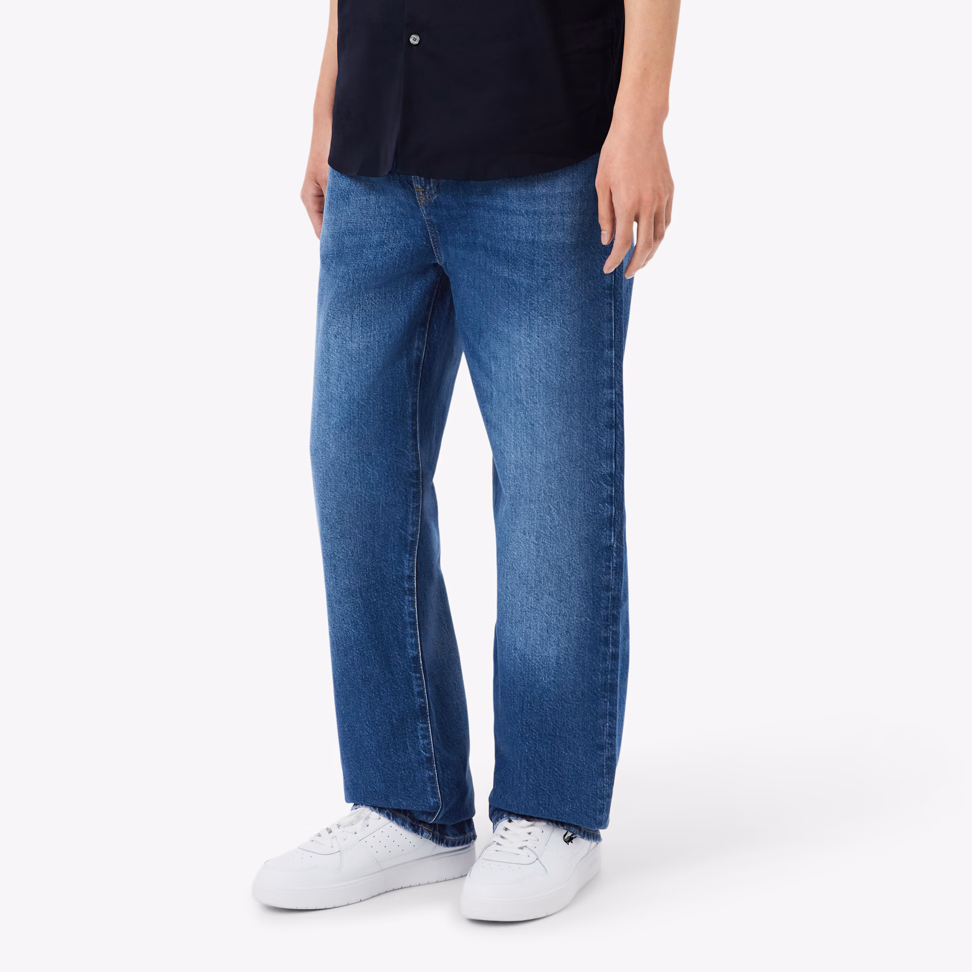 Men's 5-Pocket Straight Cut Indigo Jeans
