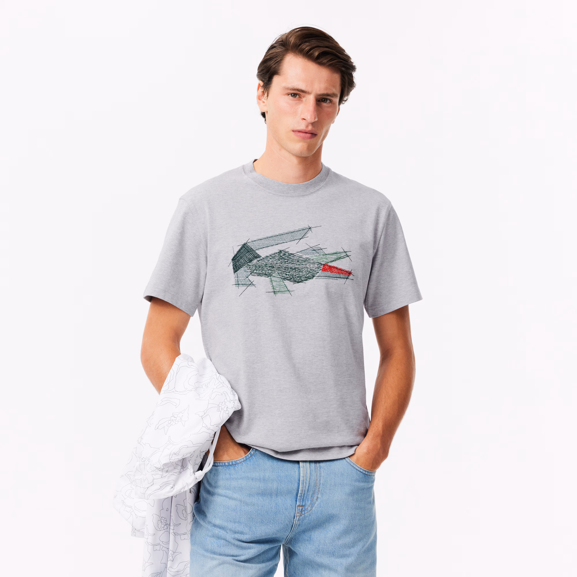 Men's Heavy Cotton Crocodile Graphic T-Shirt