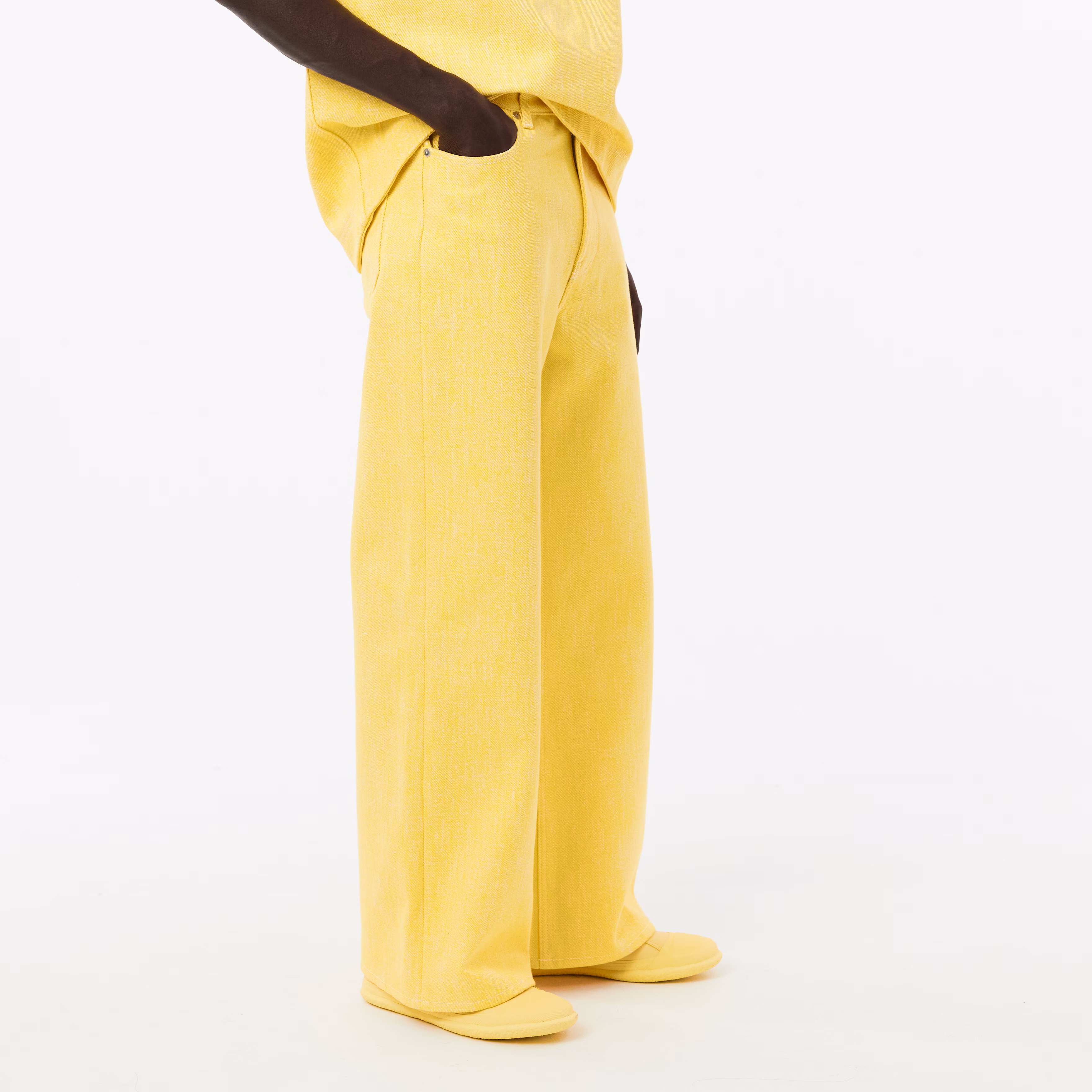 Men's Runway Wide Leg Denim Jeans