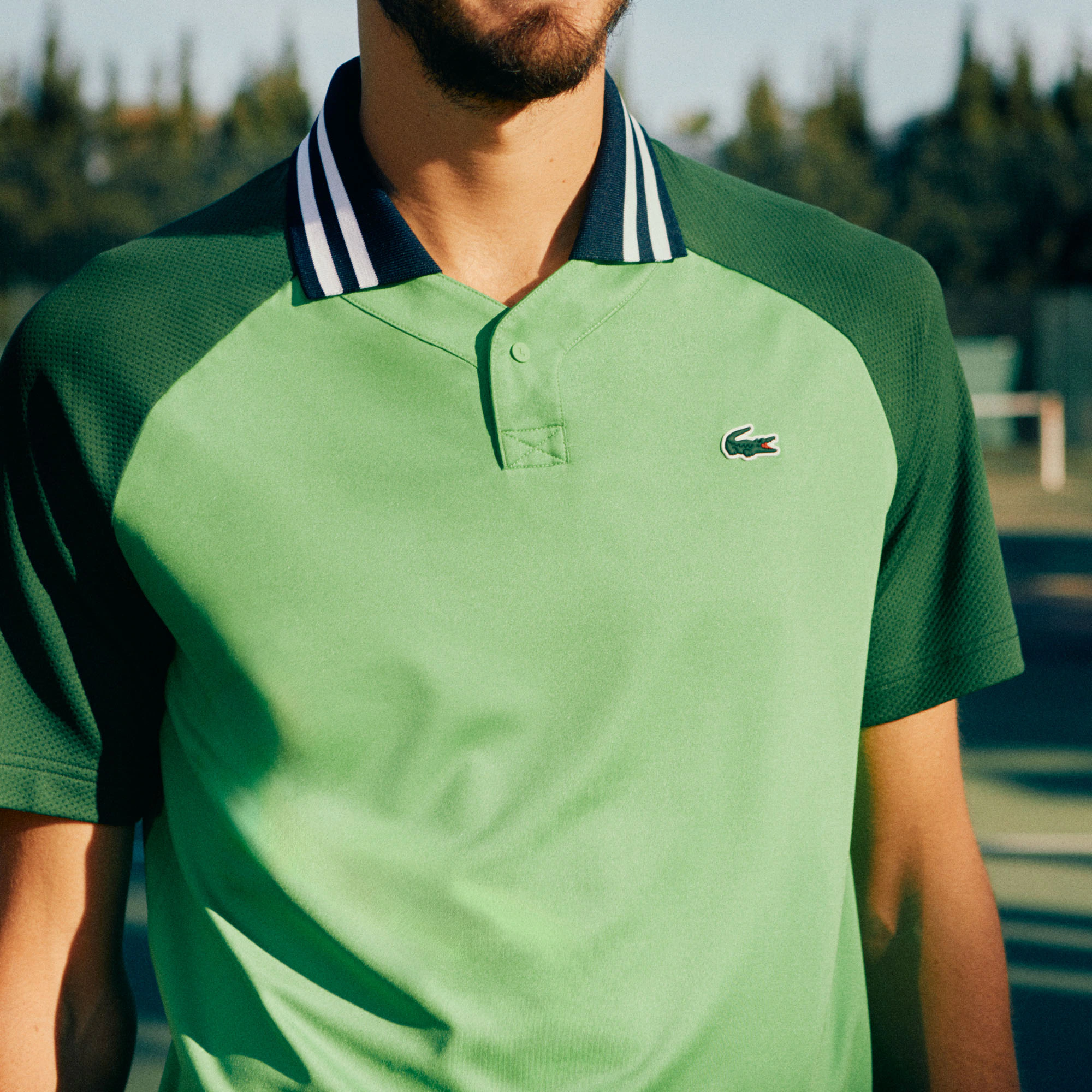 Men's Lacoste Tennis x Daniil Medvedev Slim Fit Polo