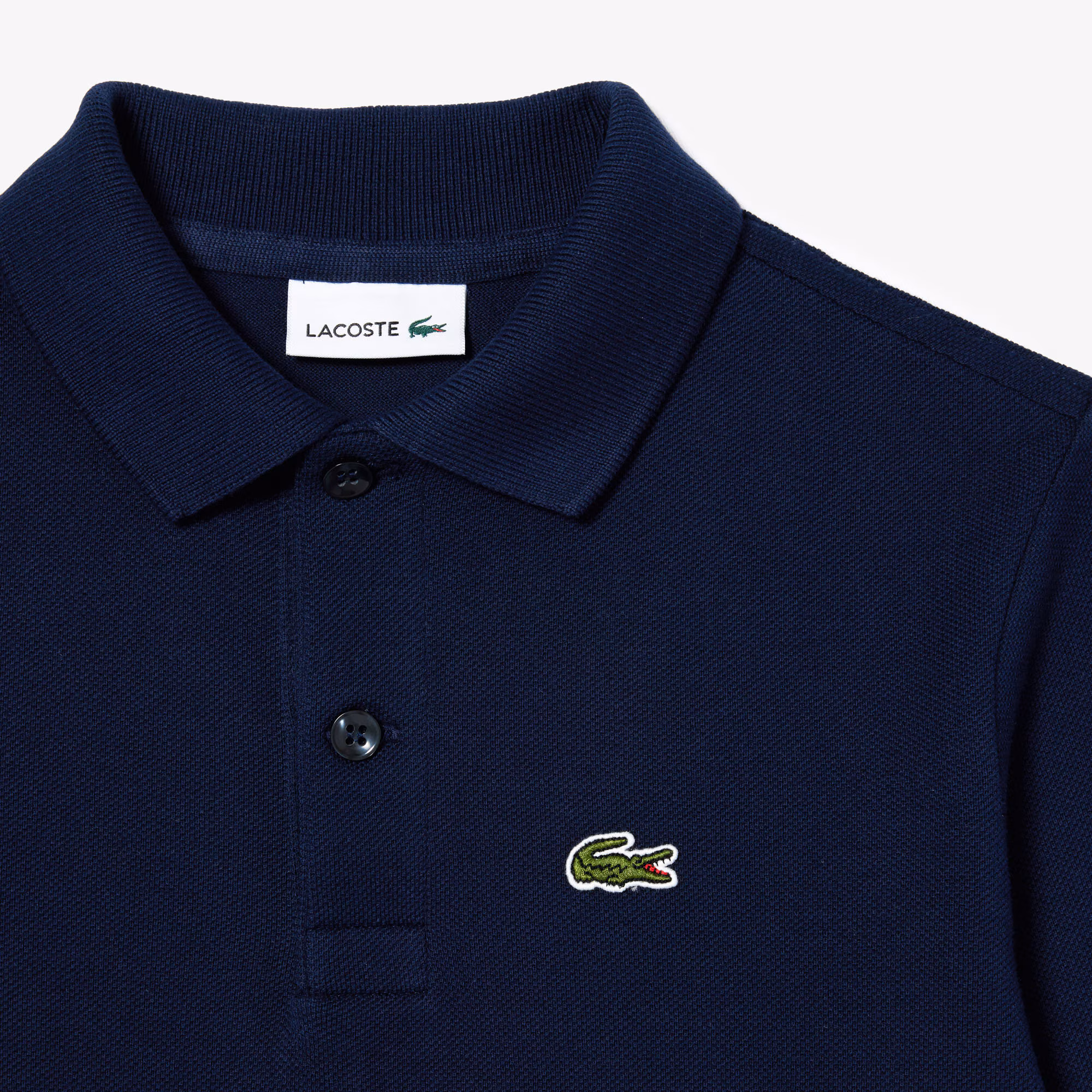 Kids' Long Sleeve Petit Piqué Polo