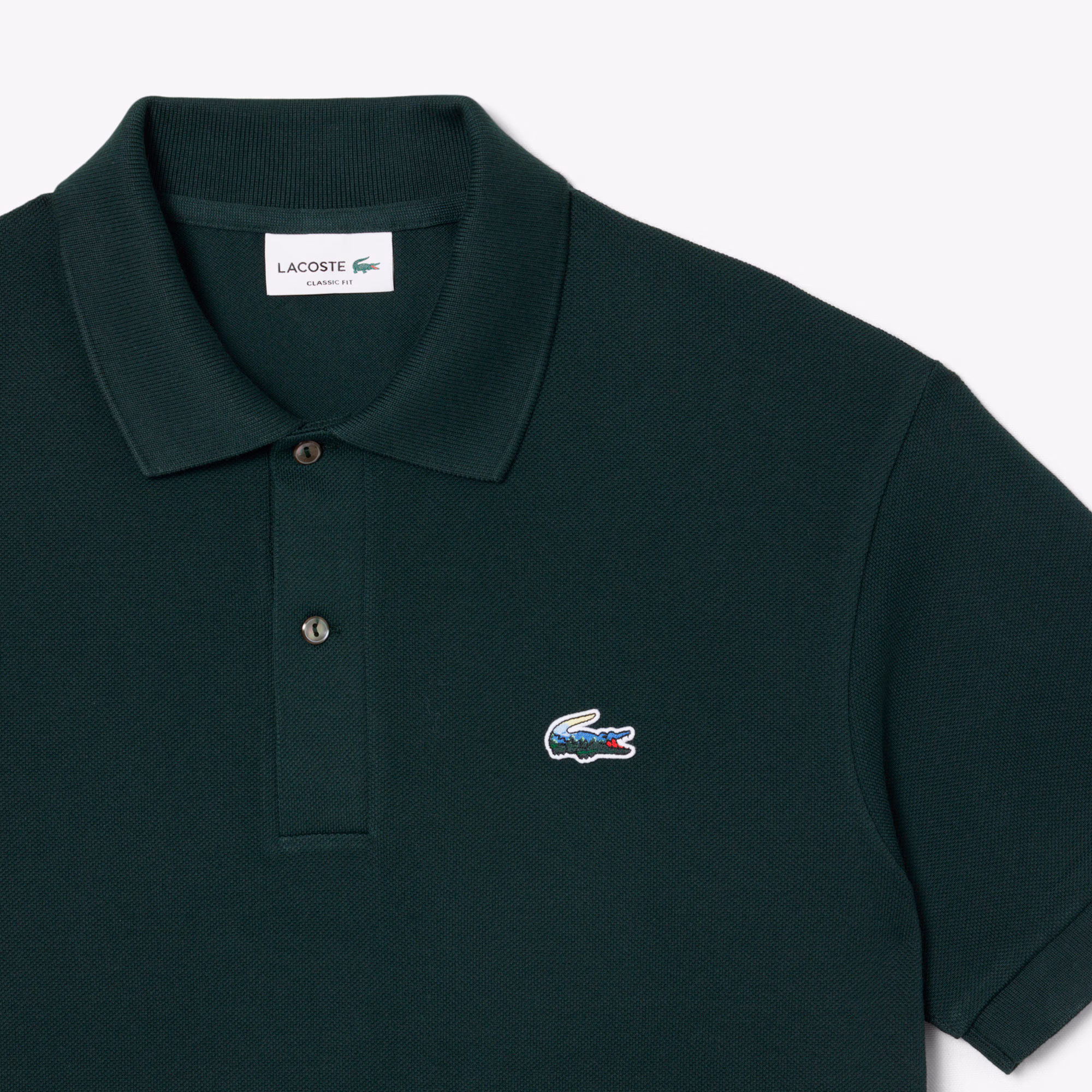 Men's Classic Fit Landscape Crocodile Piqué Polo