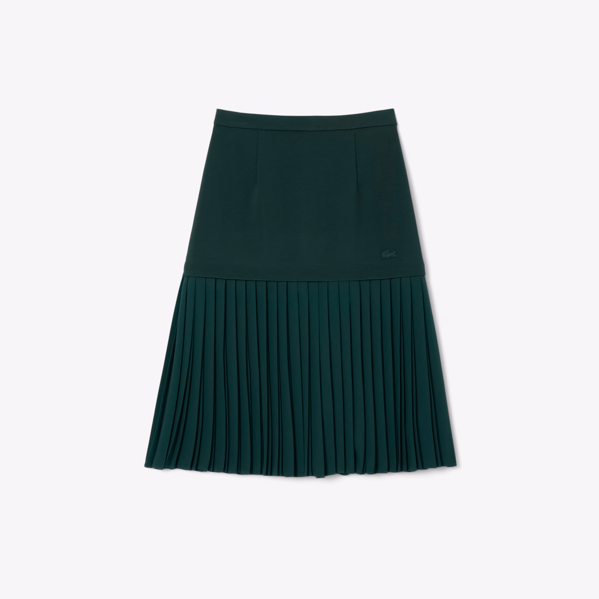 Women's Runway Pleated Satin Skirt