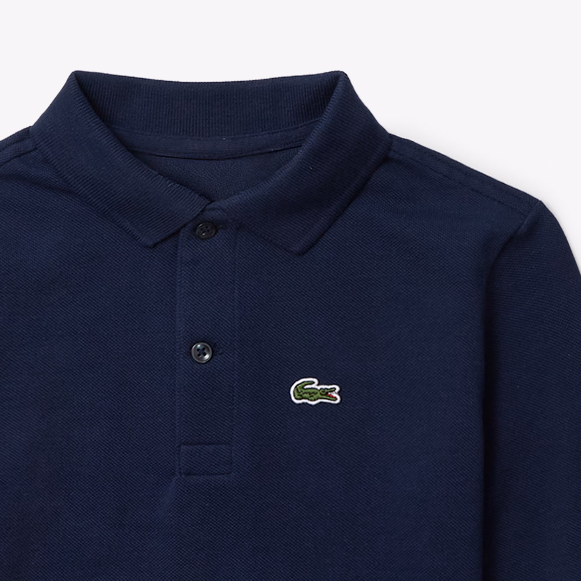 Boys' Long Sleeve Piqué Polo