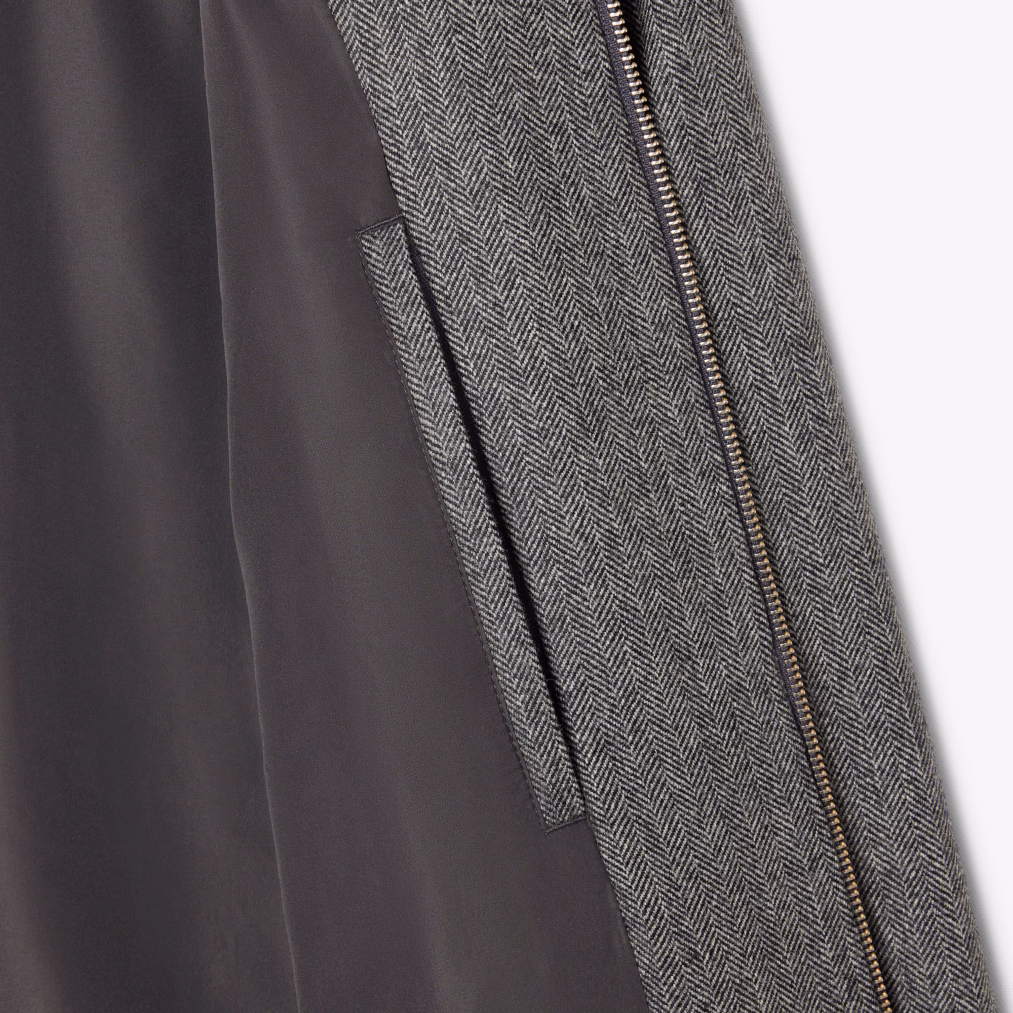 Men's Wool Harrington Jacket