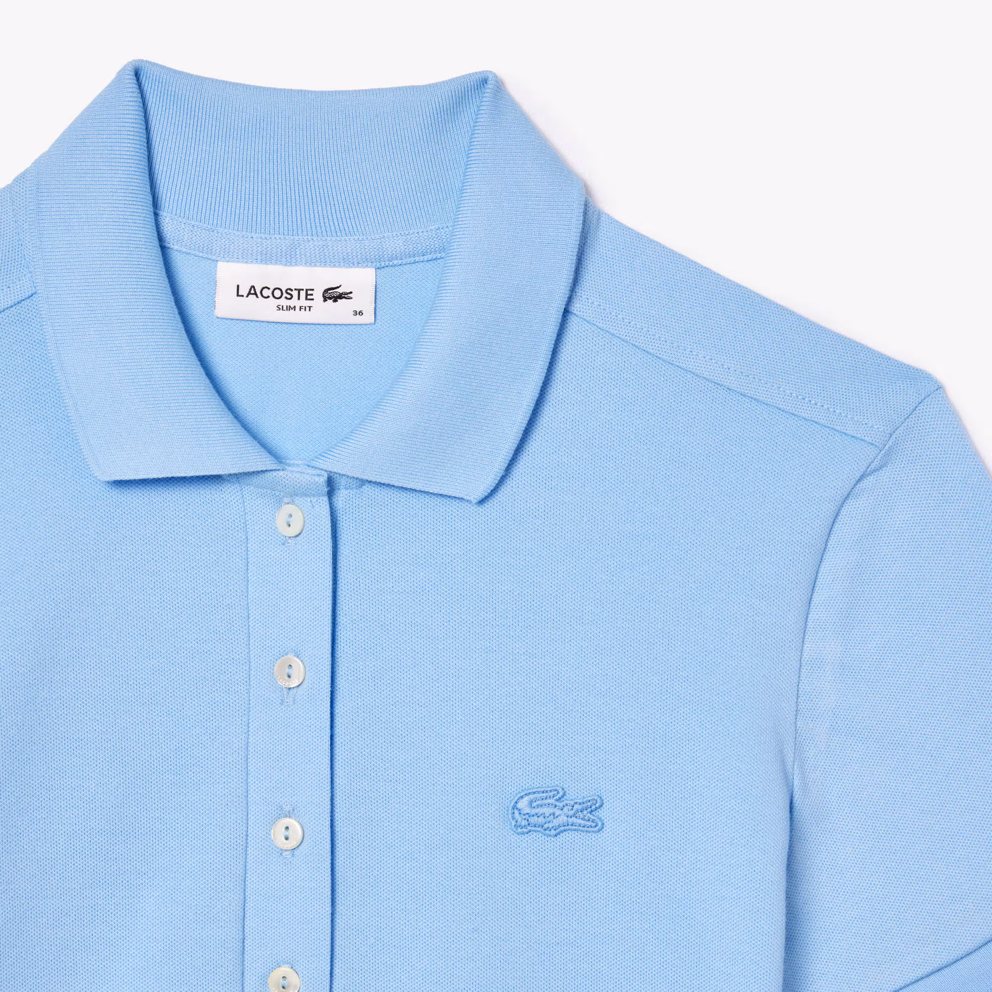 Women's L.12.D Slim Fit Stretch Mini Piqué Polo