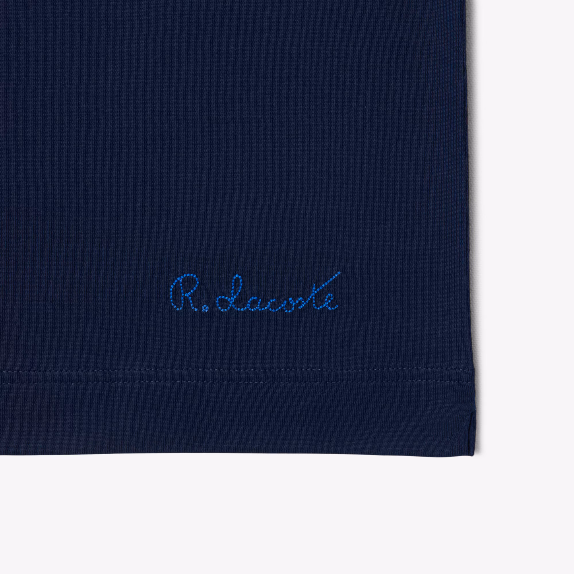 Men's Paris Classic Fit Open Neck Embroidered Polo