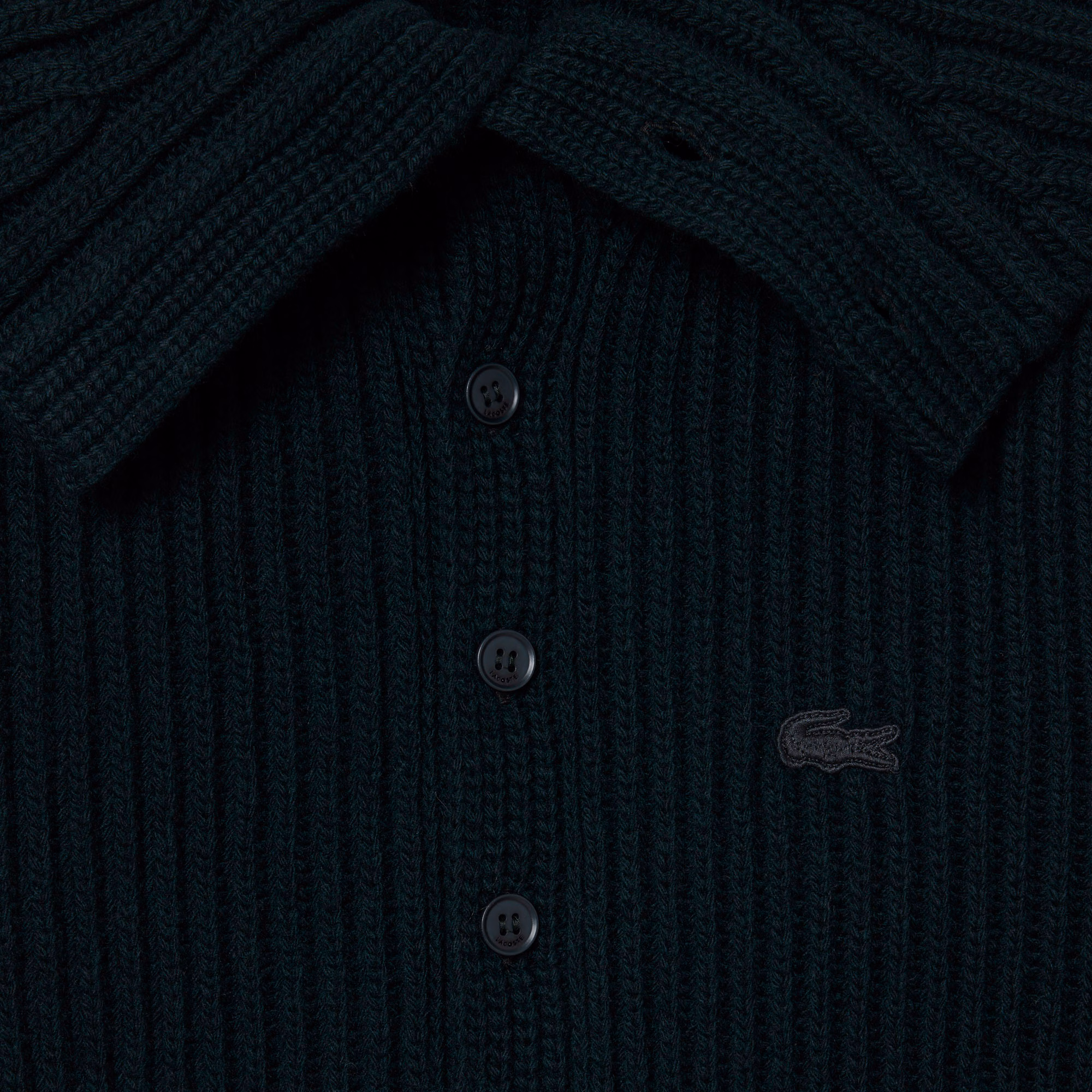 Runway Cable Neck Wool Sweater