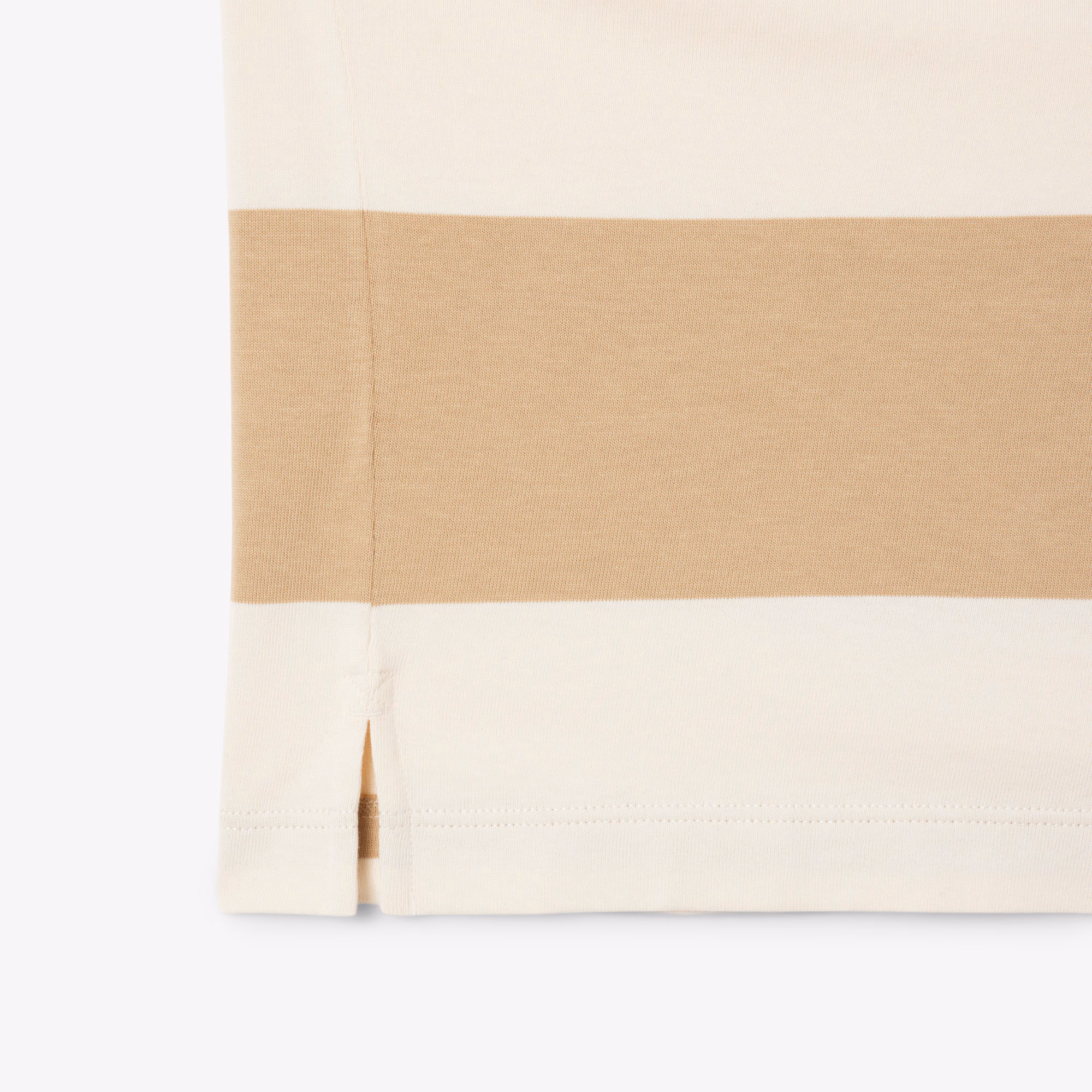 Men's Relaxed Fit Striped Rugby Polo