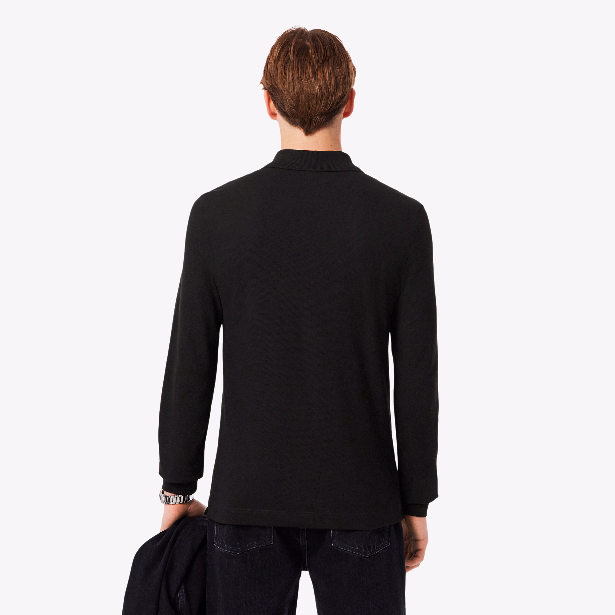 Men's Slim Fit L.12.12 Long Sleeve Polo