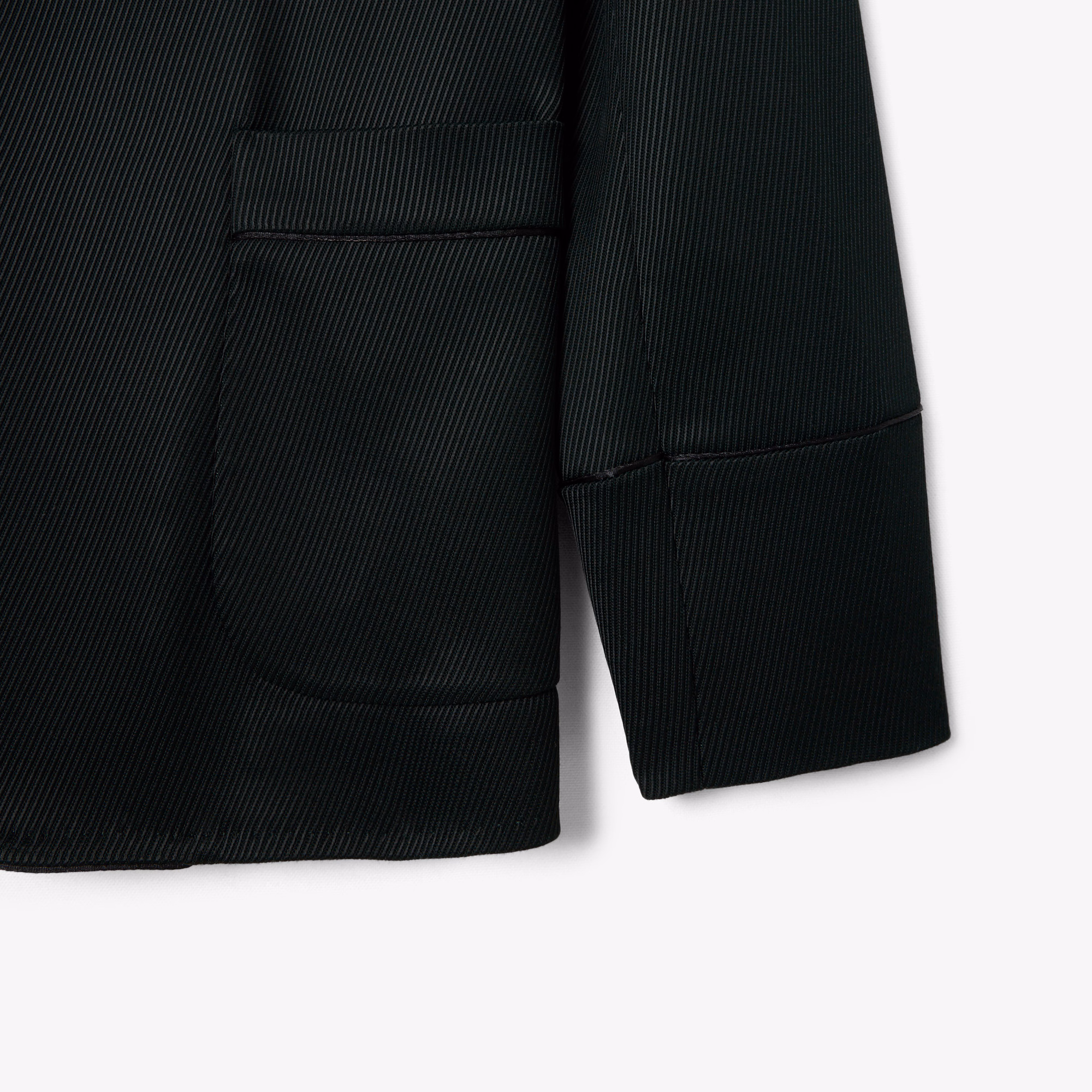 Runway Satin Shawl Neck Blazer