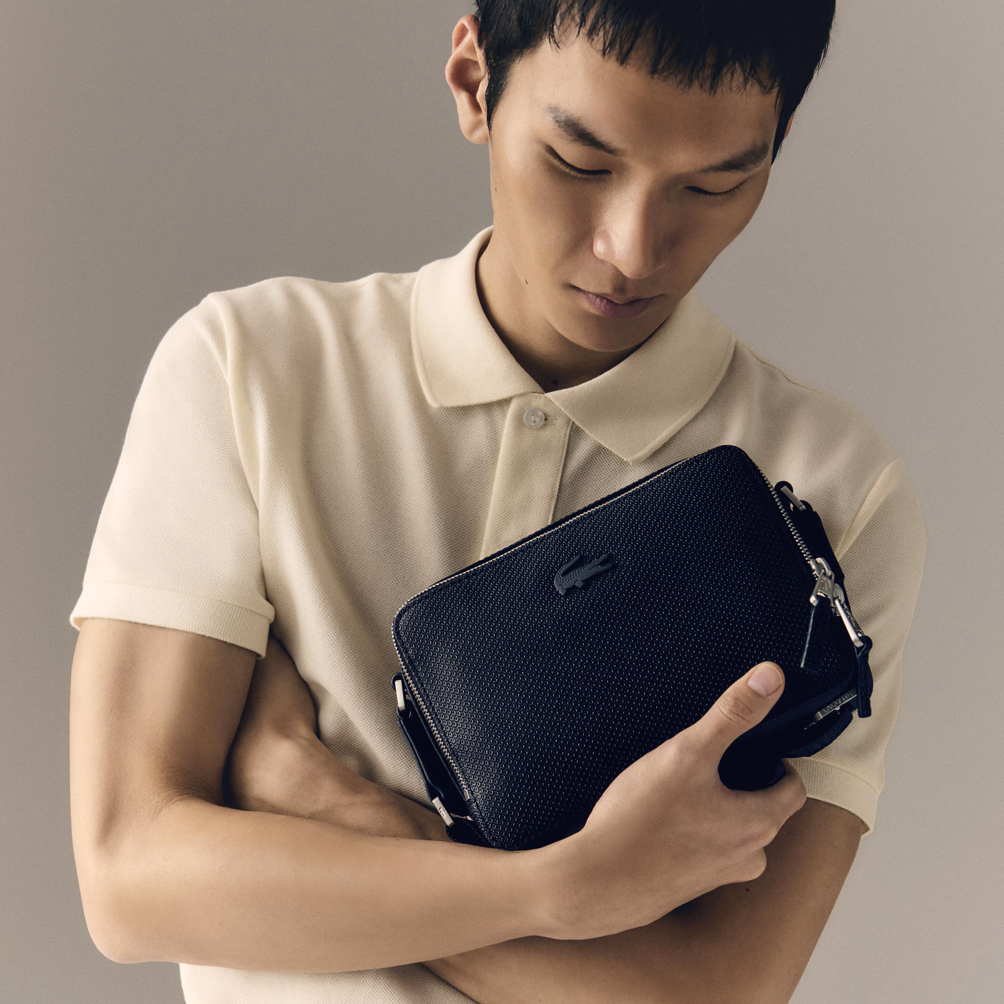 Small Chantaco Leather Reporter Bag