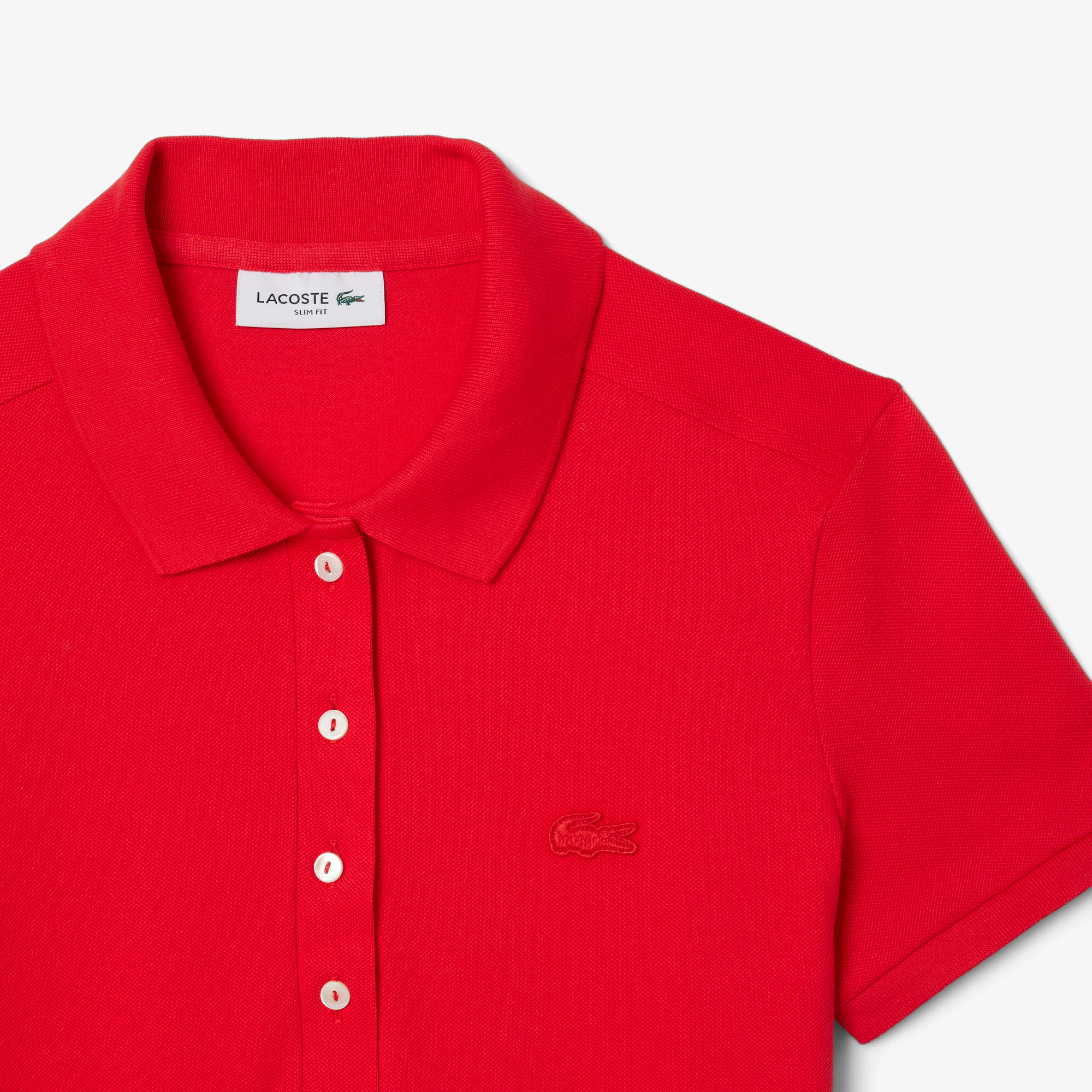 Women's Slim Fit Stretch Mini Piqué Polo Dress