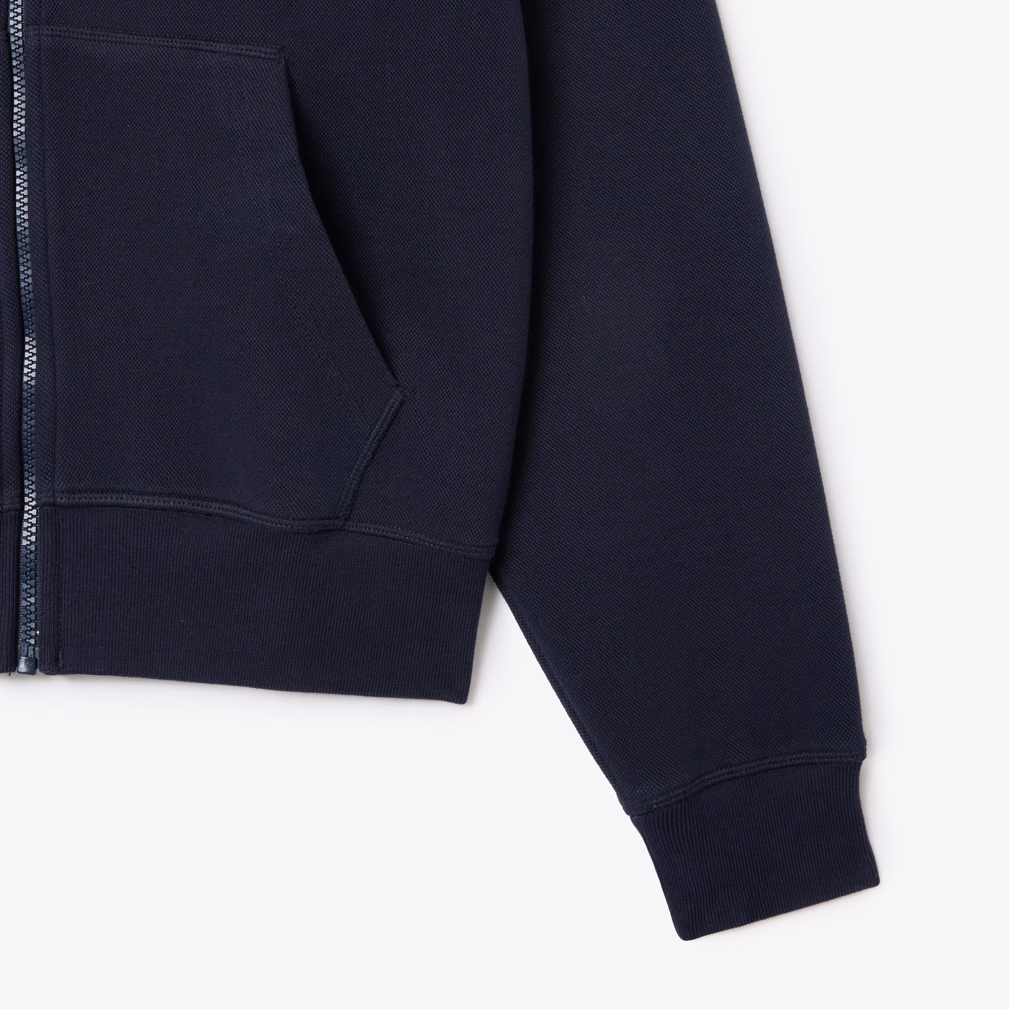 Women's Zip-Up Piqué Hoodie