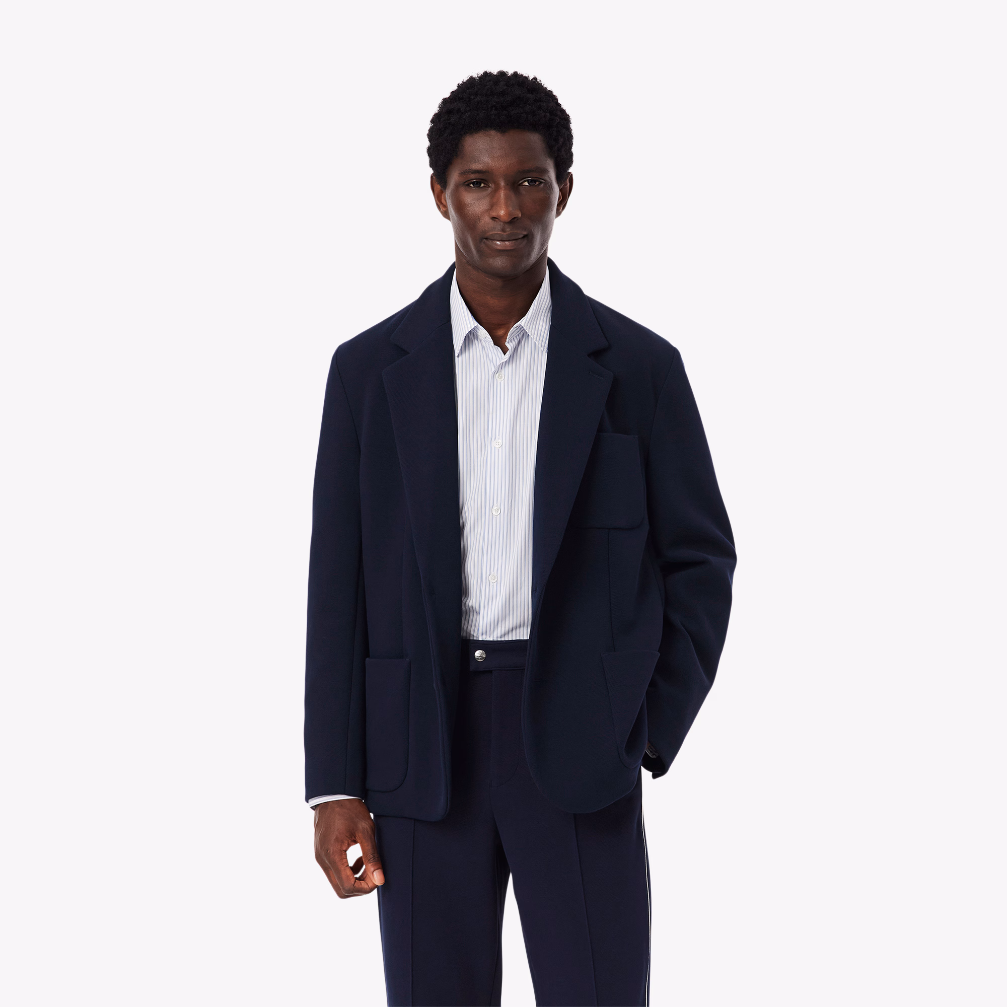Men's Double Faced Piqué Blazer