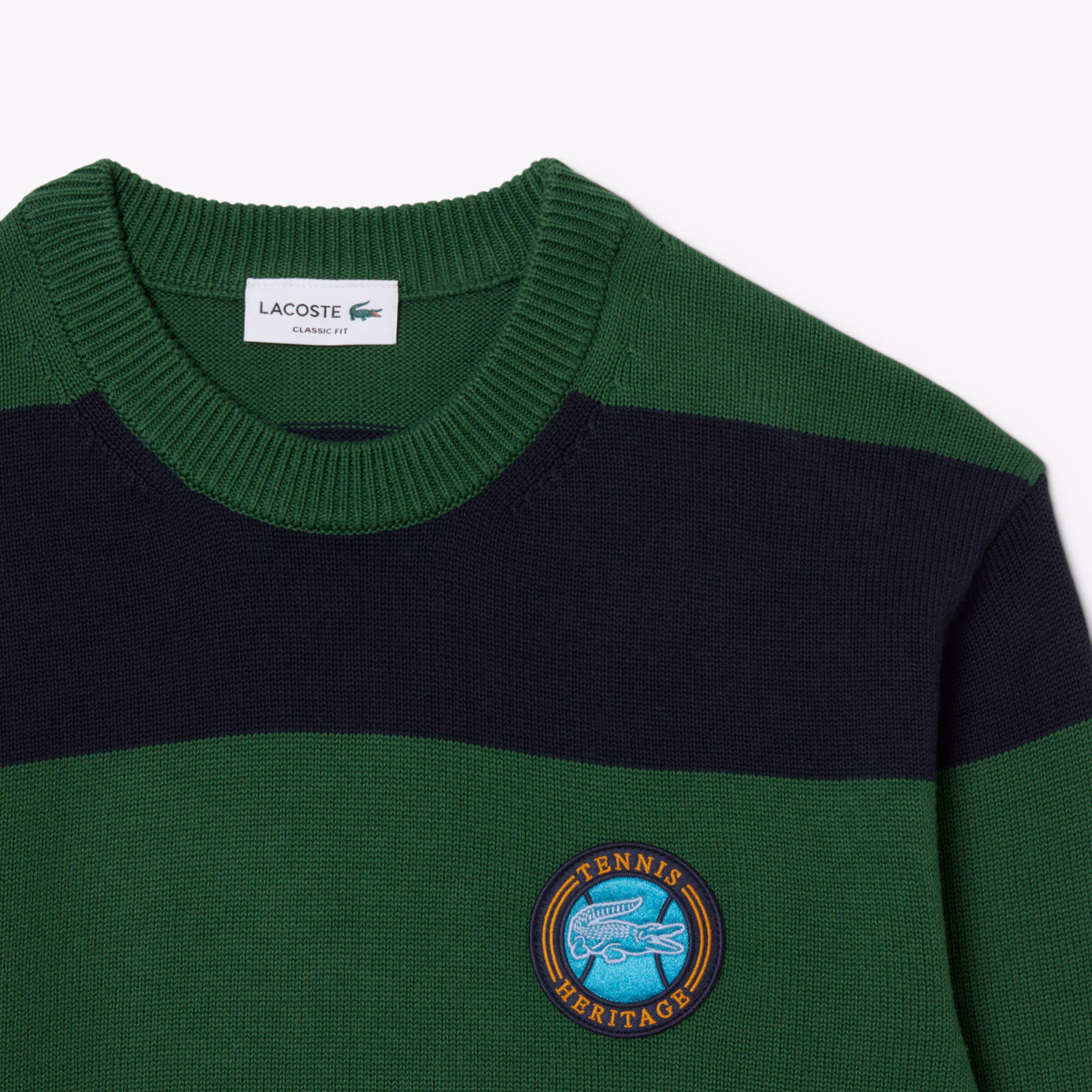 Men's Striped Cotton Jersey Sweater