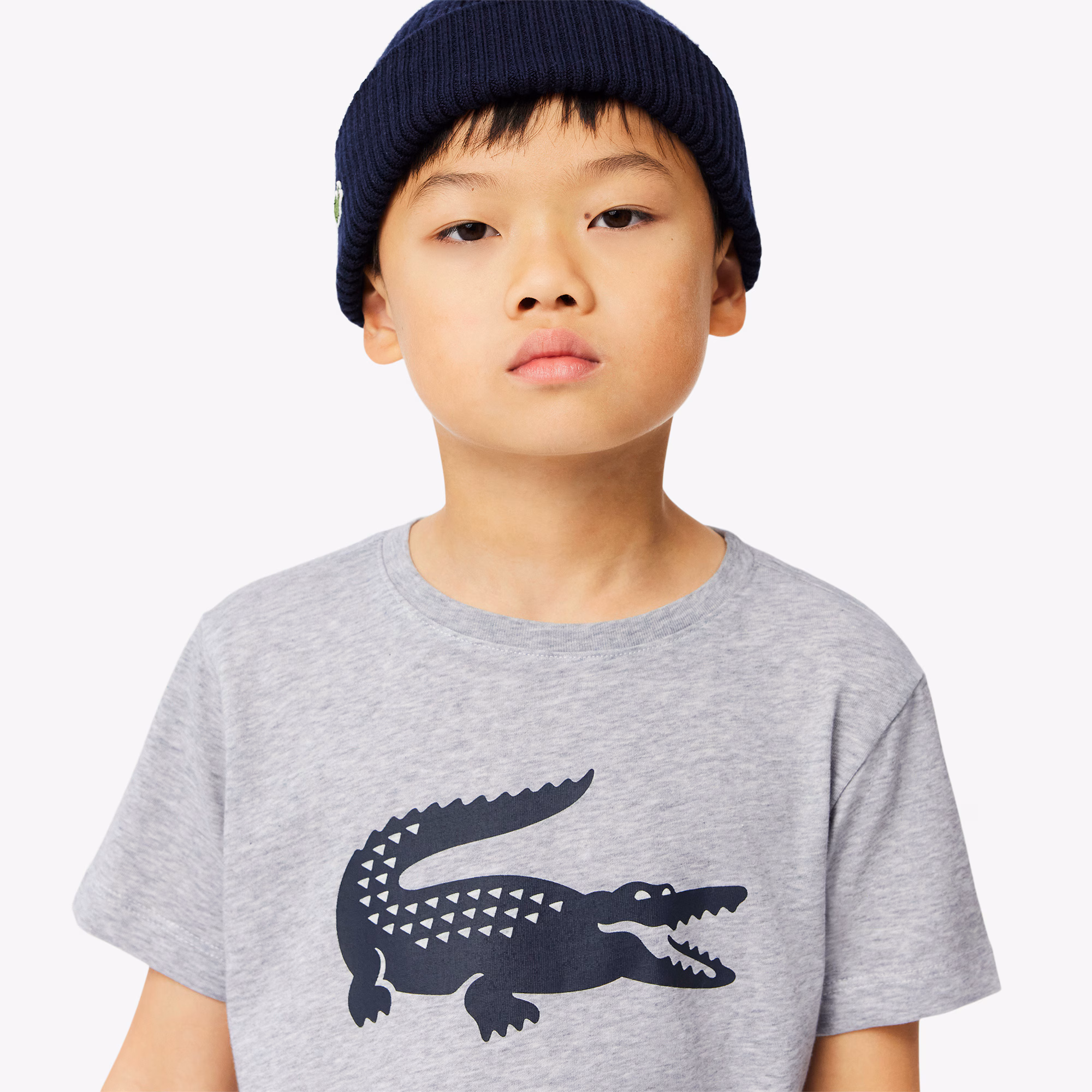 Kids' Oversized Technical Cotton Tennis T-Shirt