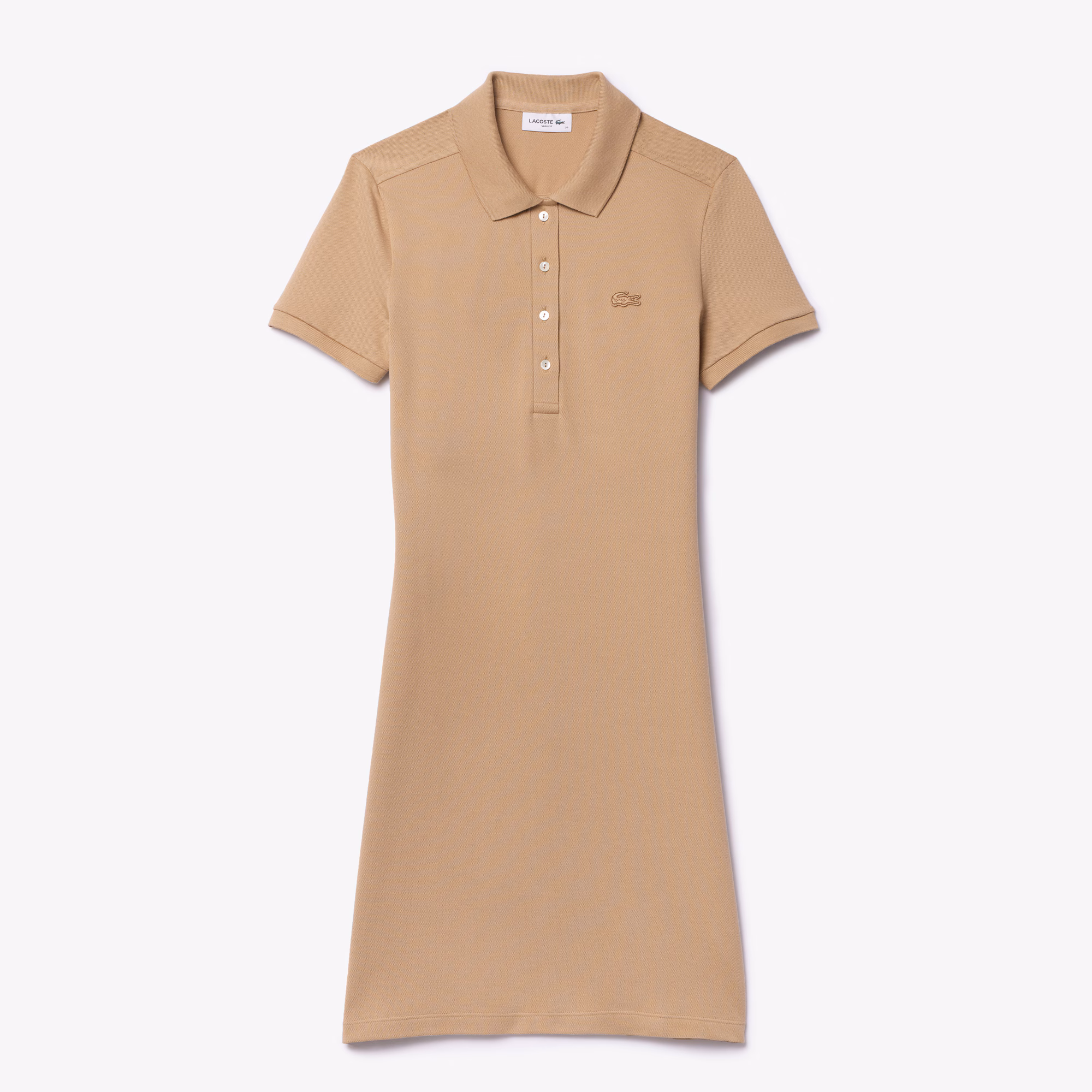 Women's Slim Fit Stretch Mini Piqué Polo Dress