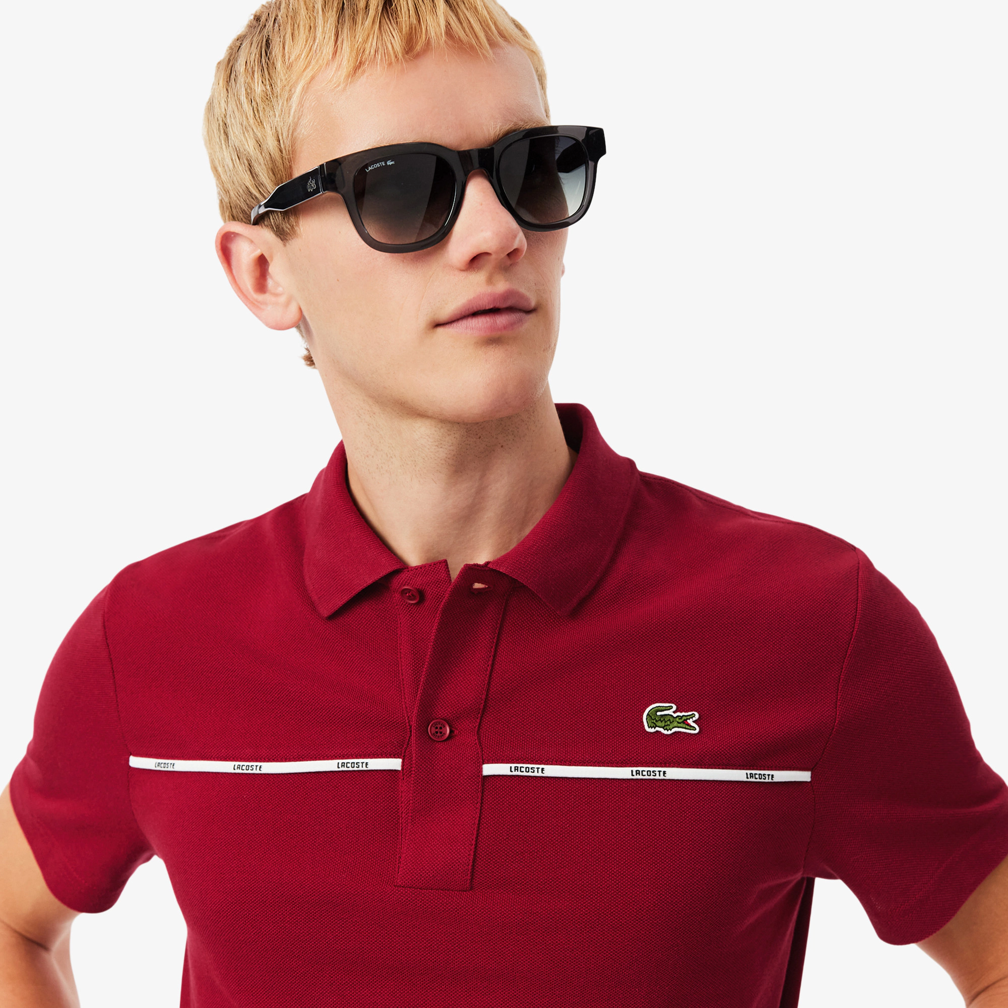Men's Regular Fit Logo Trim L.12.12 Polo