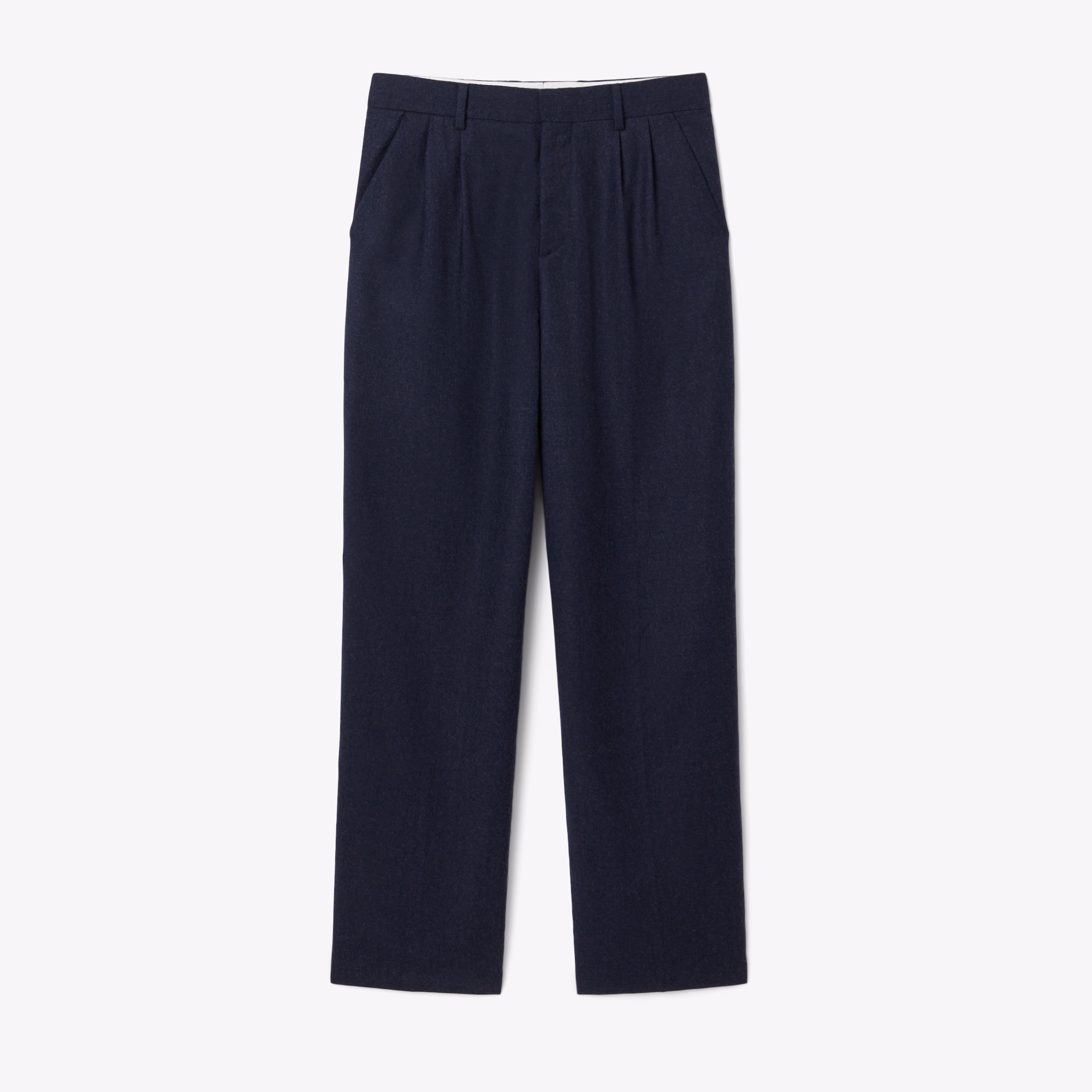 Men's Straight Fit Felted Wool Pants